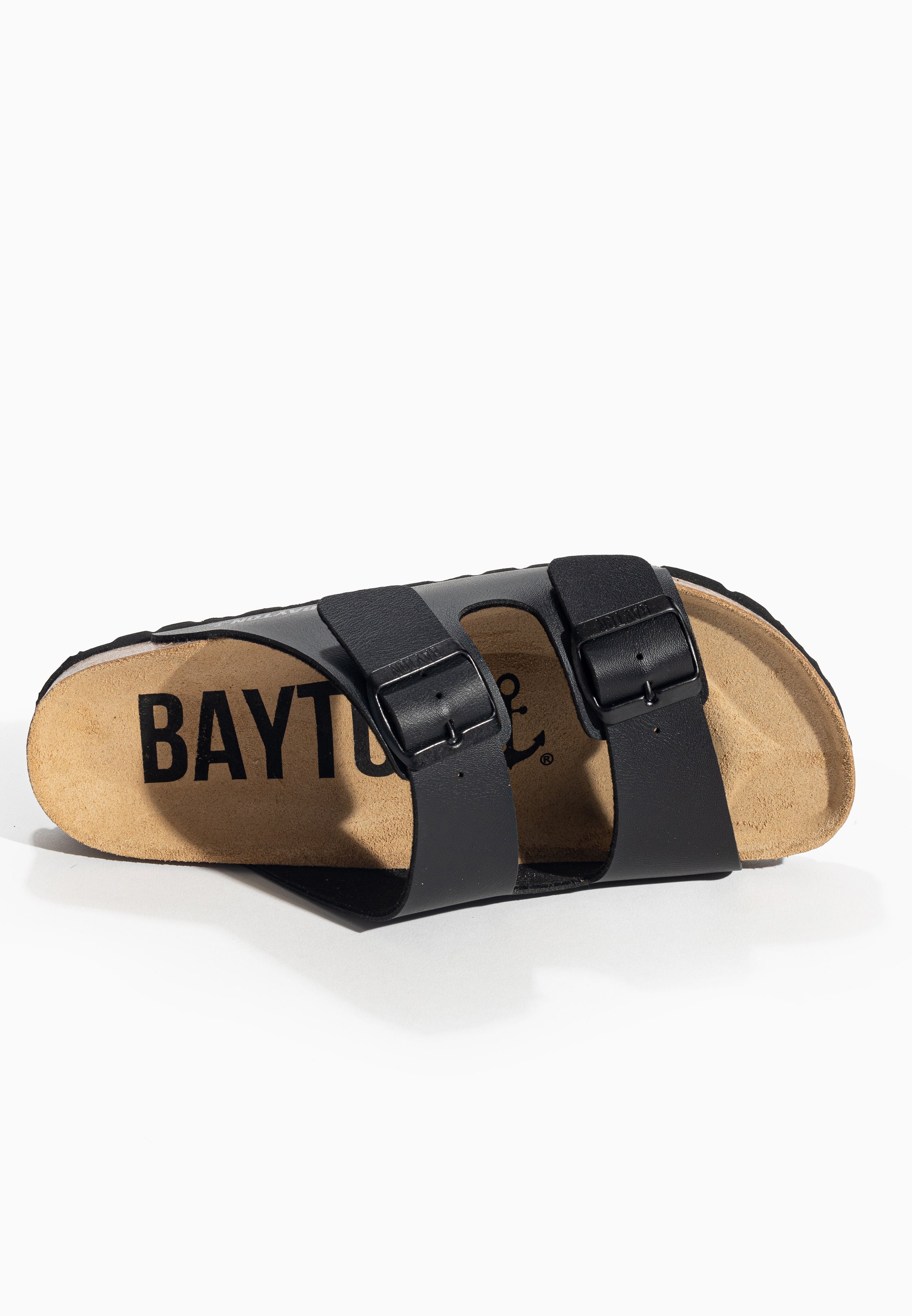 Atlas Black 2 Strap Sandals