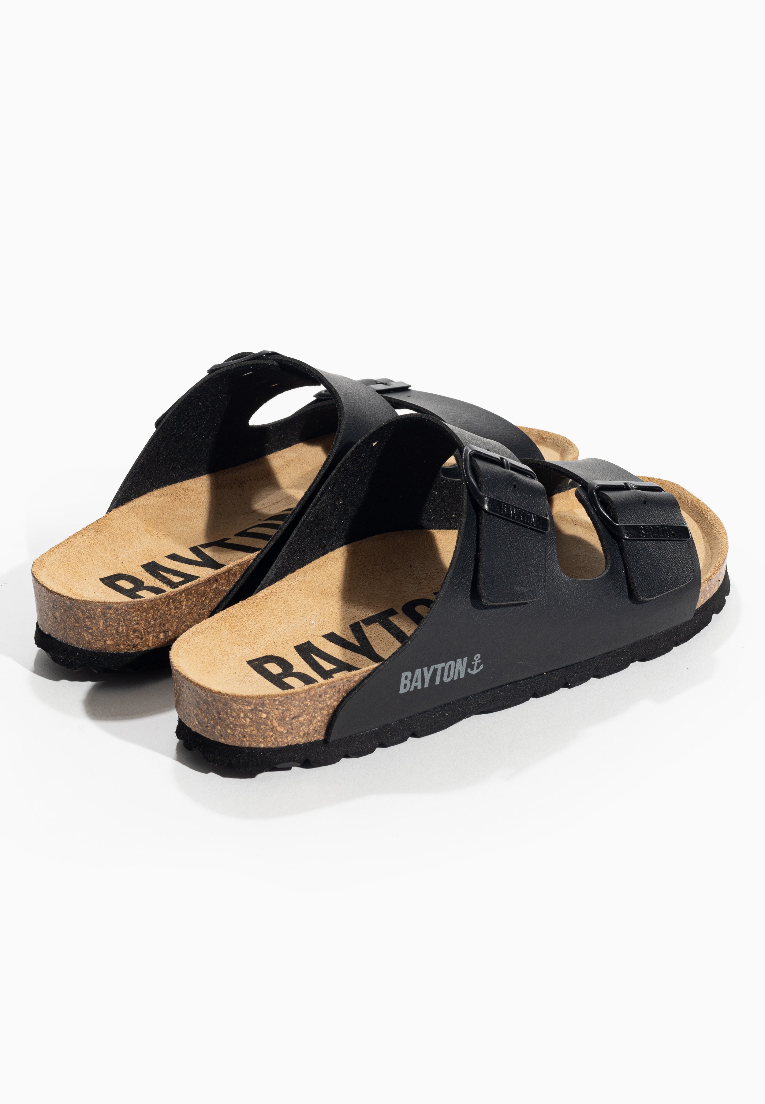 Sandales 2 Brides Atlas Noir