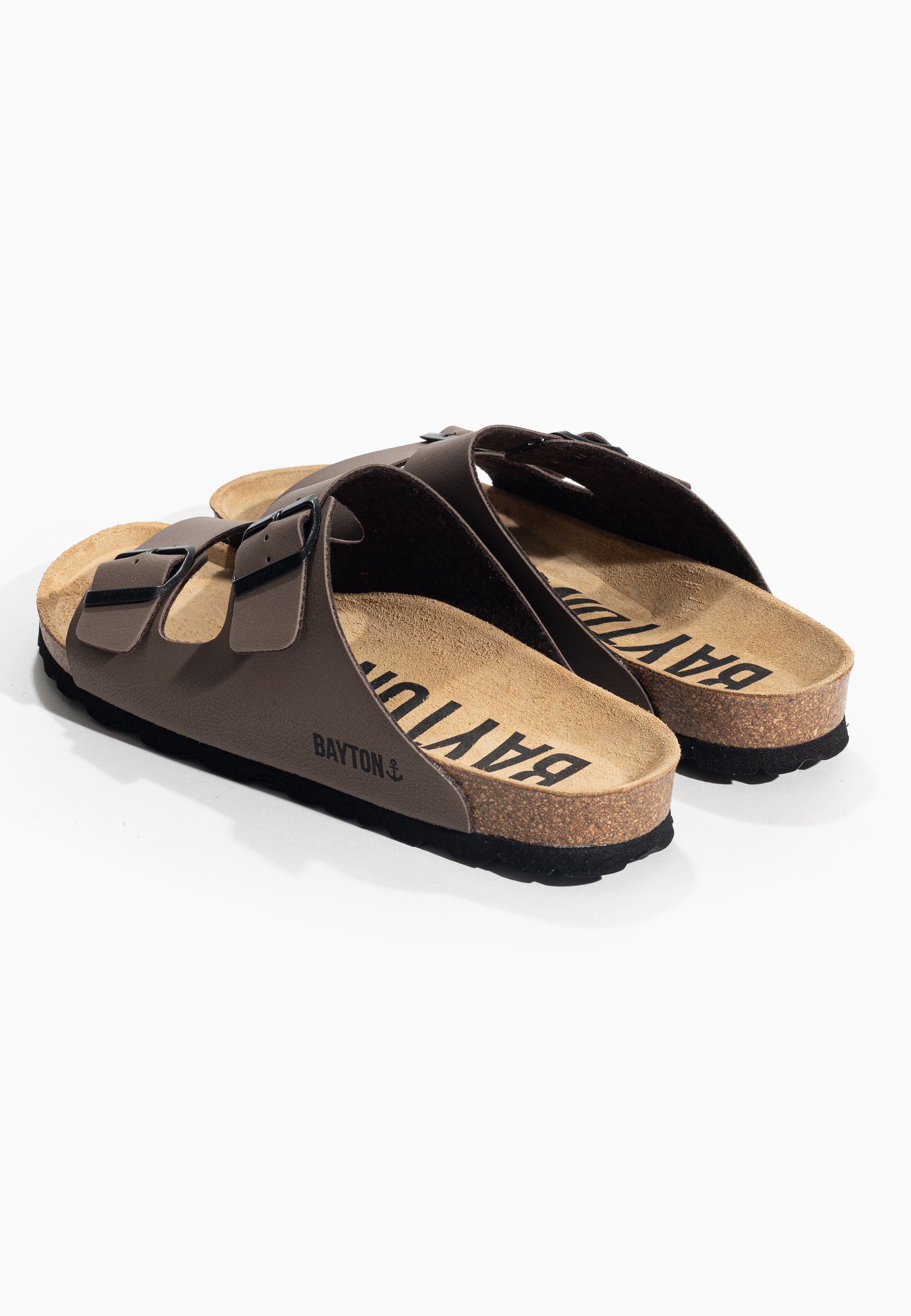 Sandales 2 Brides Atlas Marron