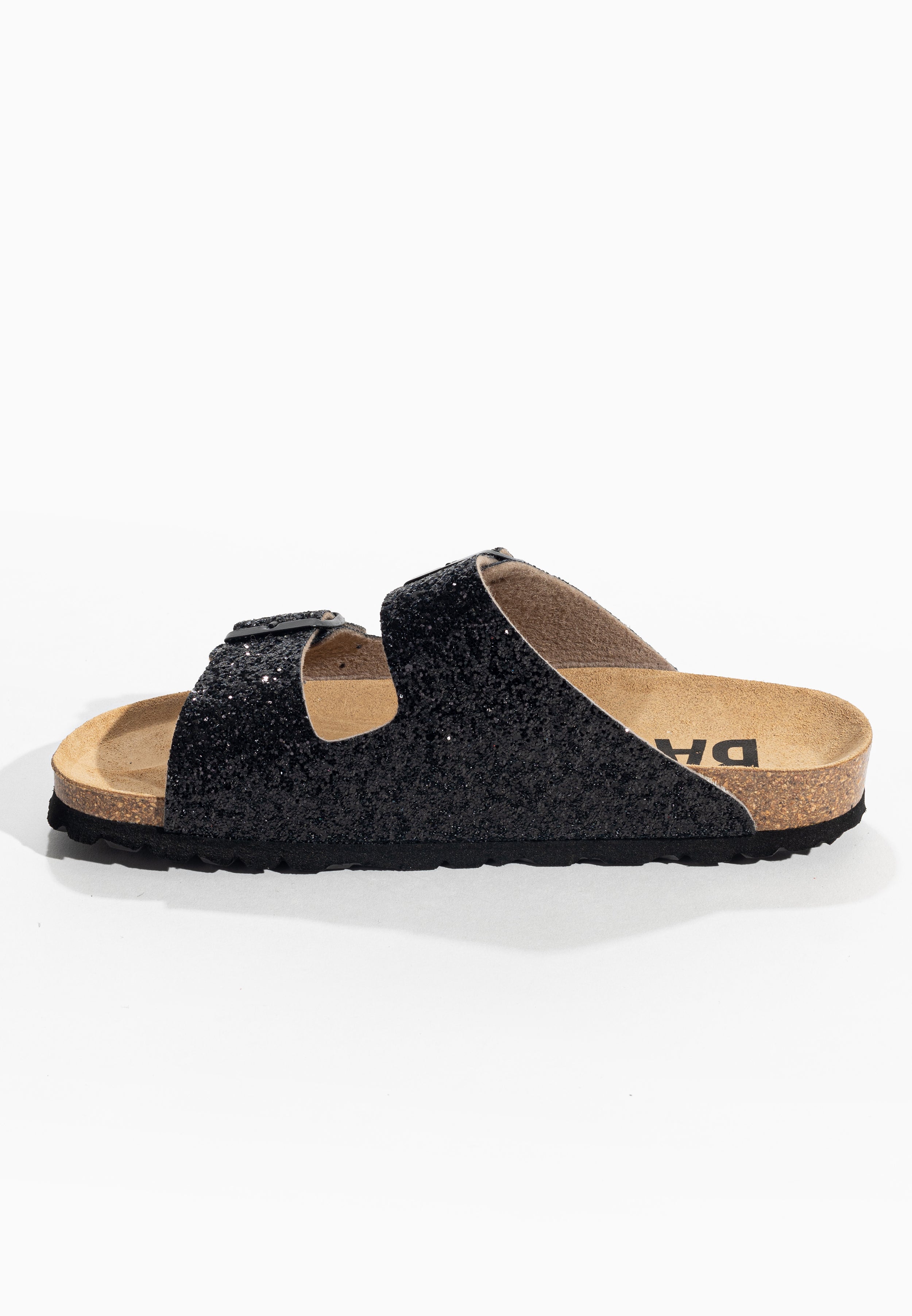 Sandalias Atlas Black con purpurina