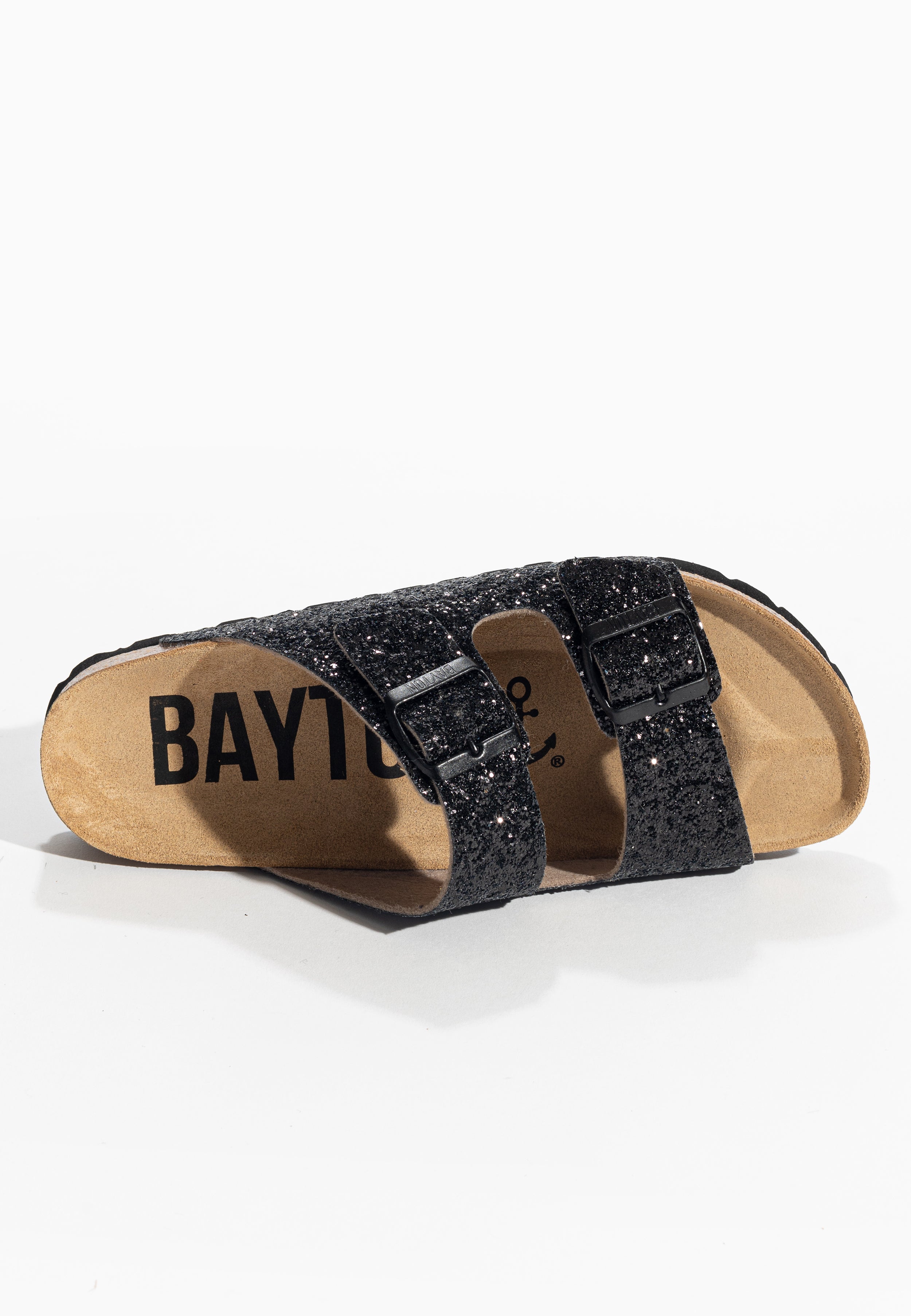 Sandalias Atlas Black con purpurina