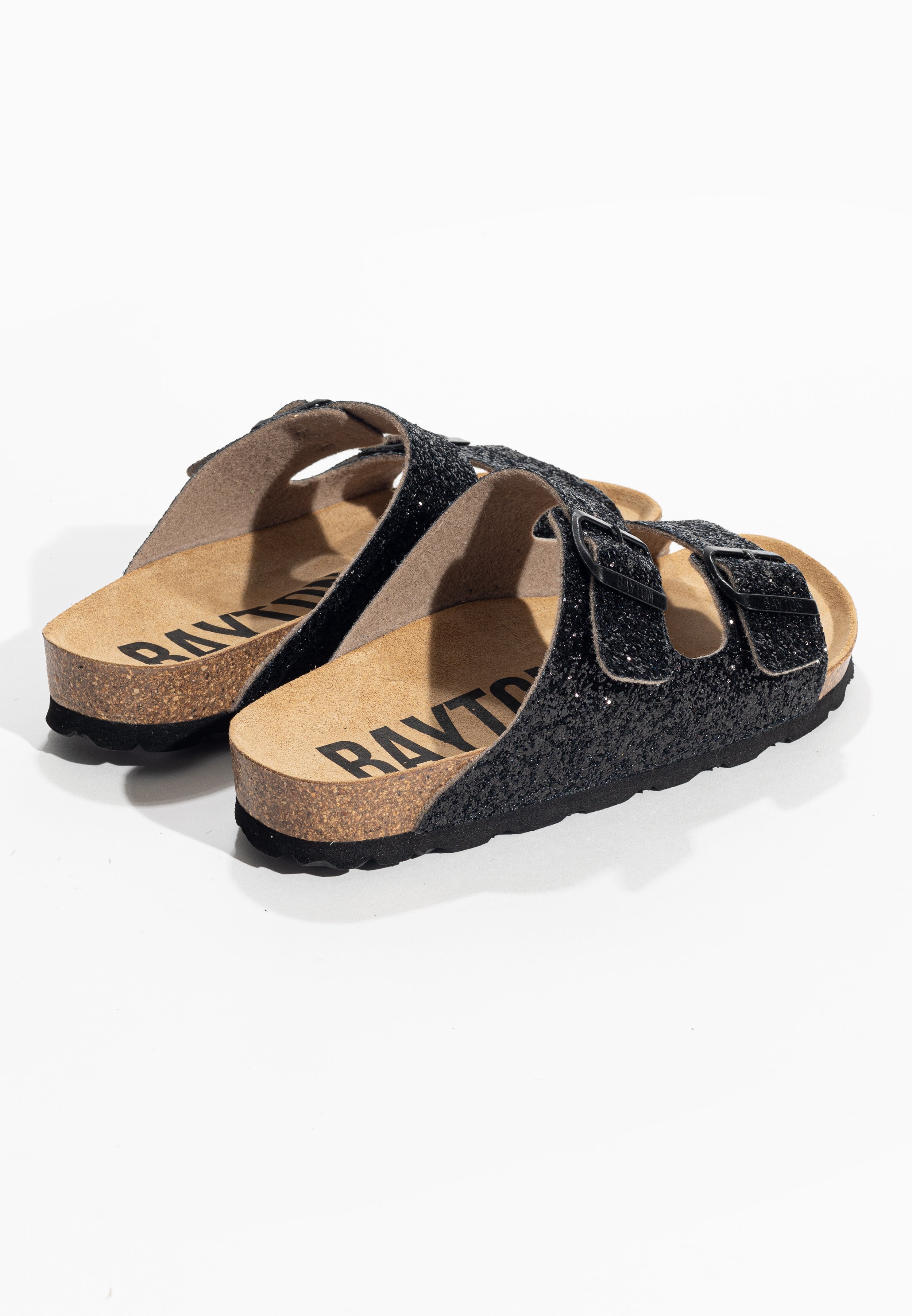 Sandalias Atlas Black con purpurina