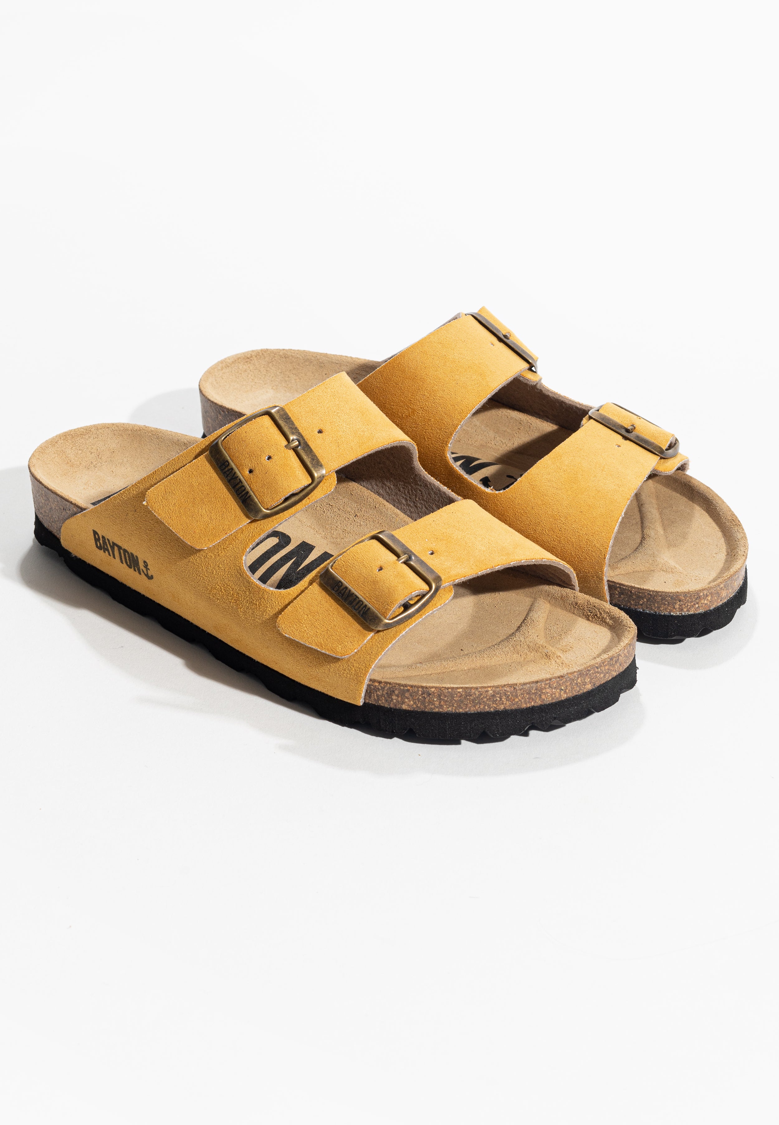 Atlas Yellow 2 Strap Sandals