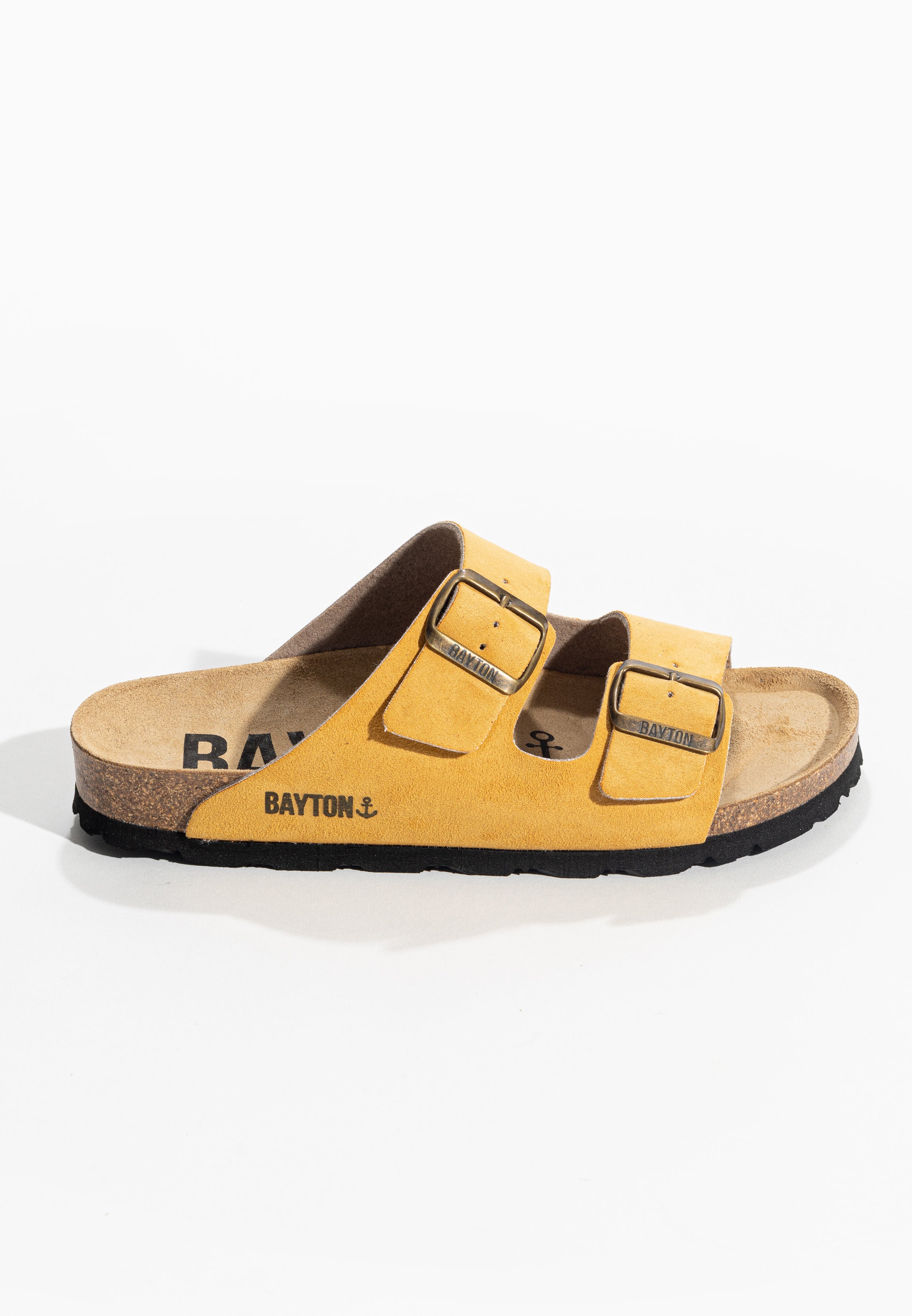 Atlas Yellow 2 Strap Sandals