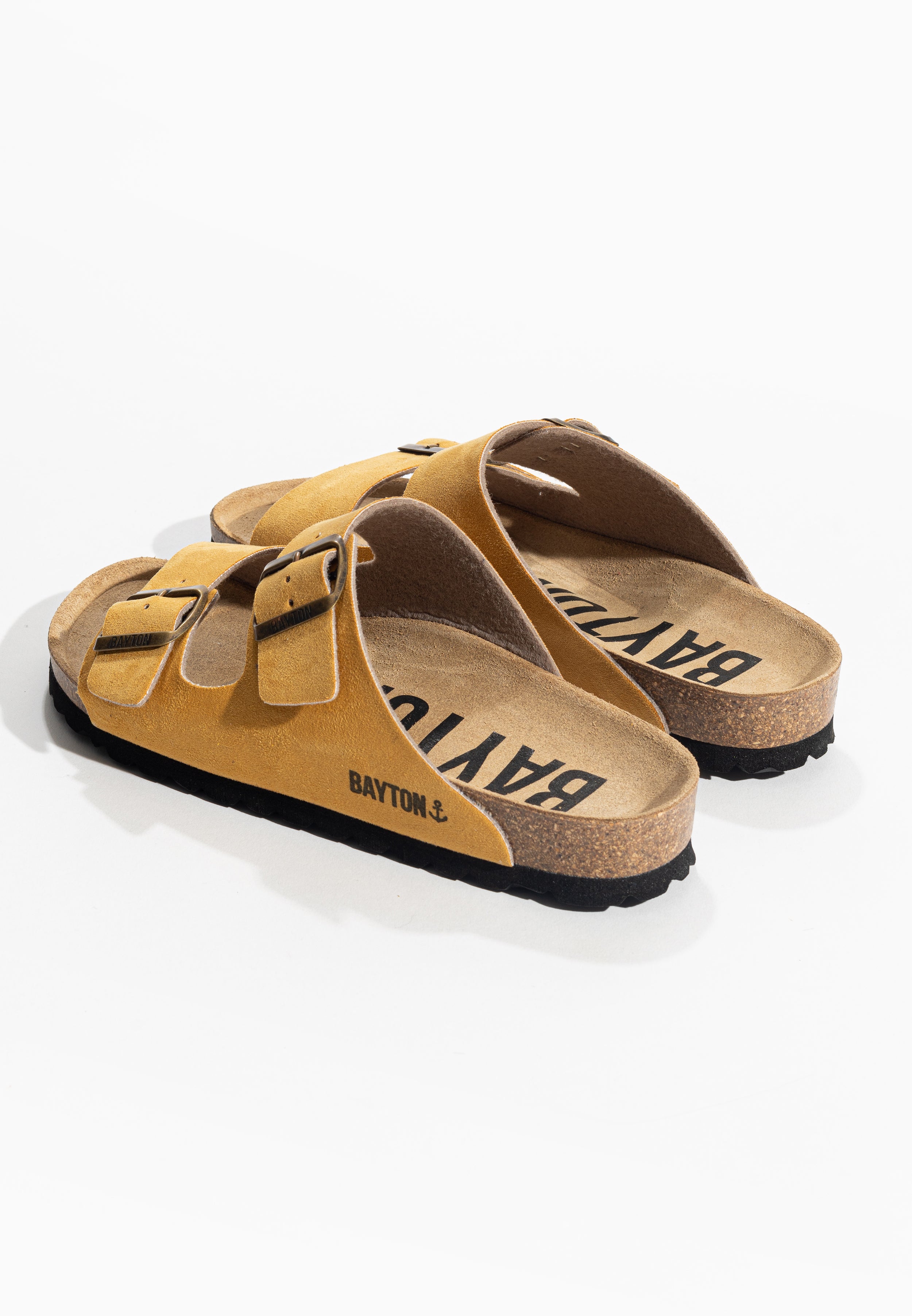 Atlas Yellow 2 Strap Sandals