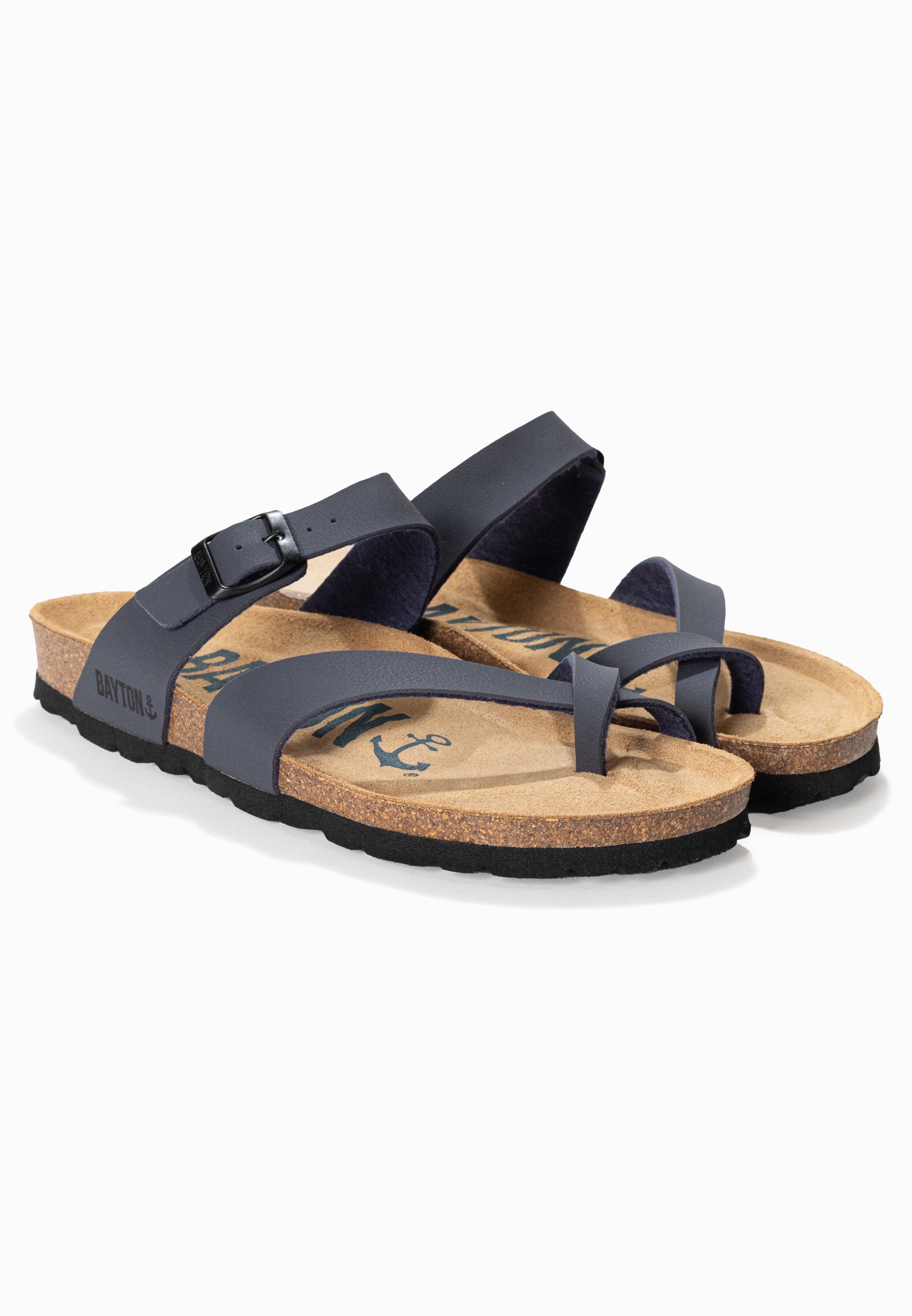 Diane Anthracite Toe-Thong Sandals