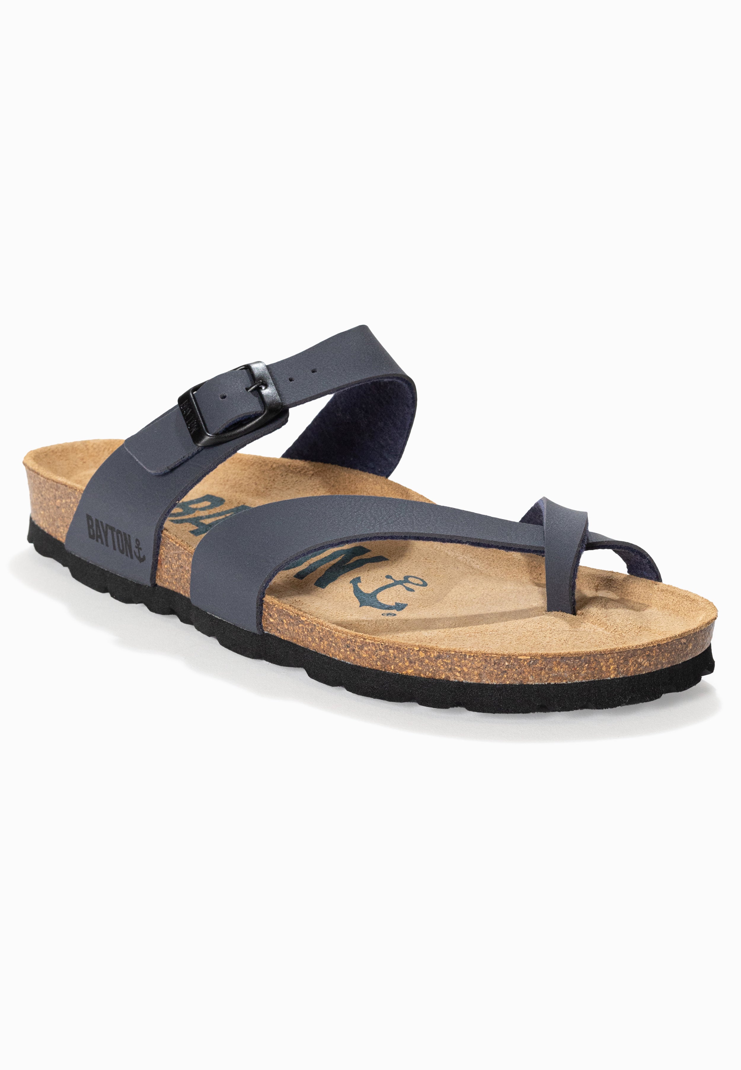 Diane Anthracite Toe-Thong Sandals