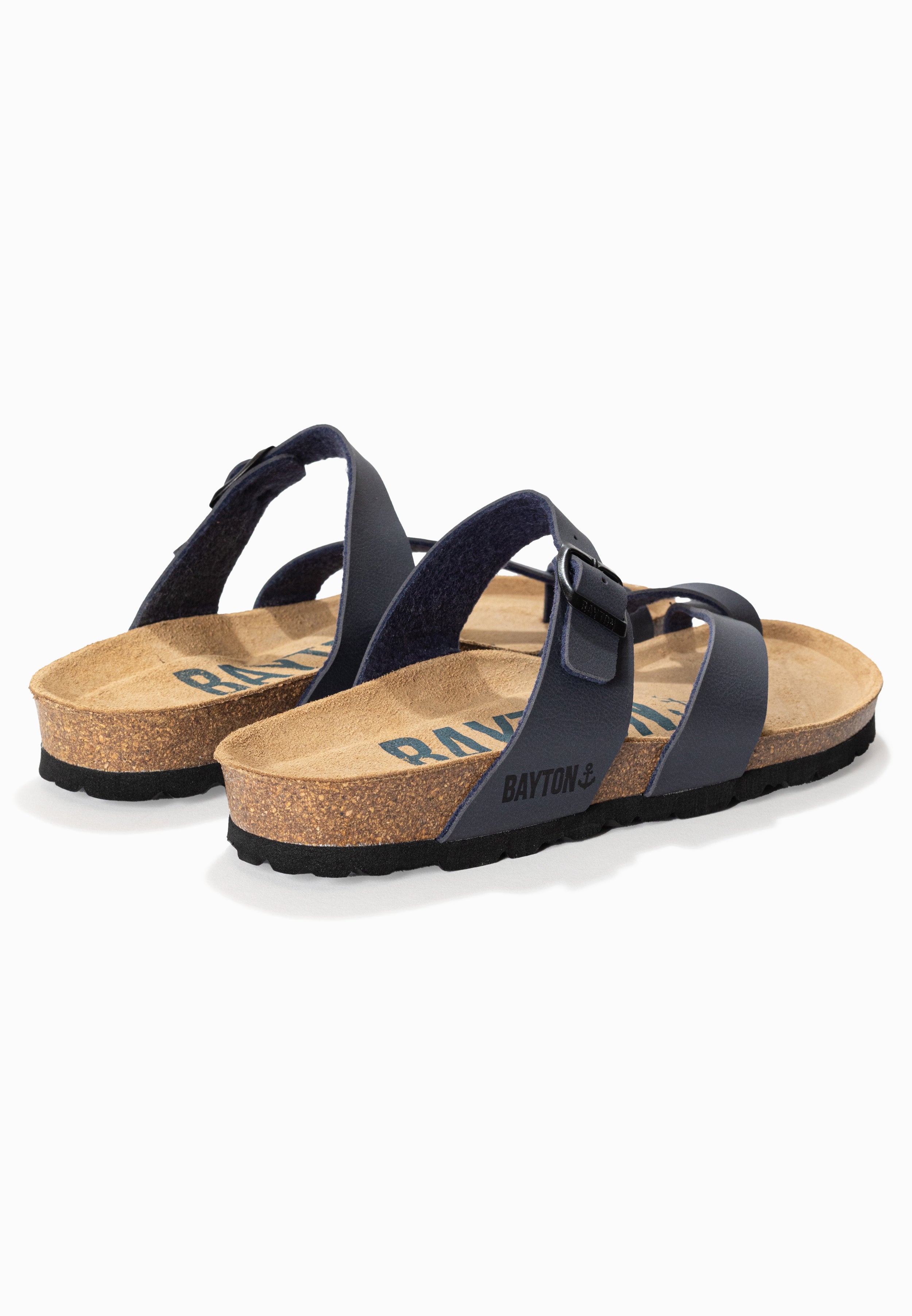 Diane Anthracite Toe-Thong Sandals