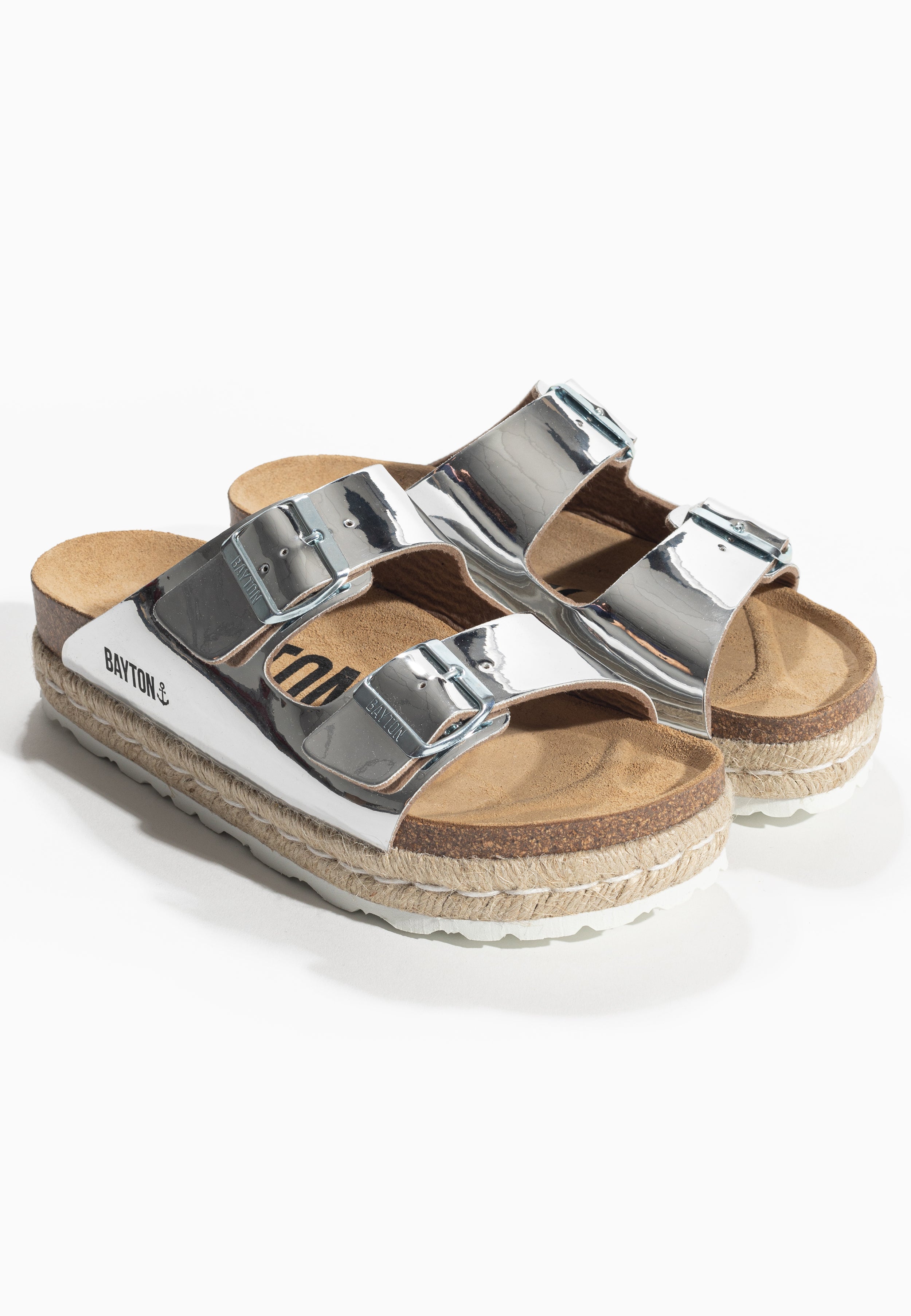 Alcee Silver Platform Sandals