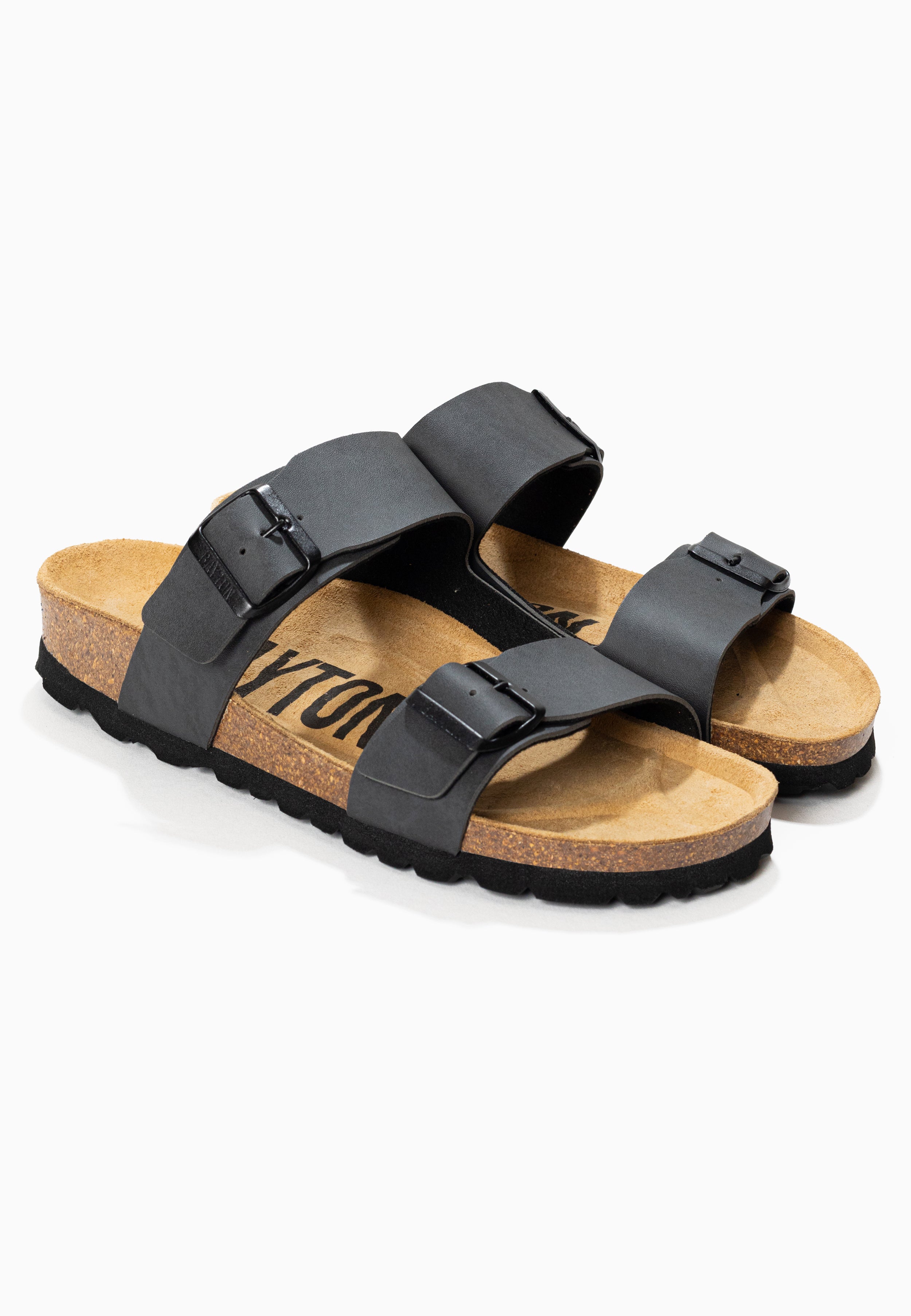 Ilithyie Anthracite 2 Strap Sandals