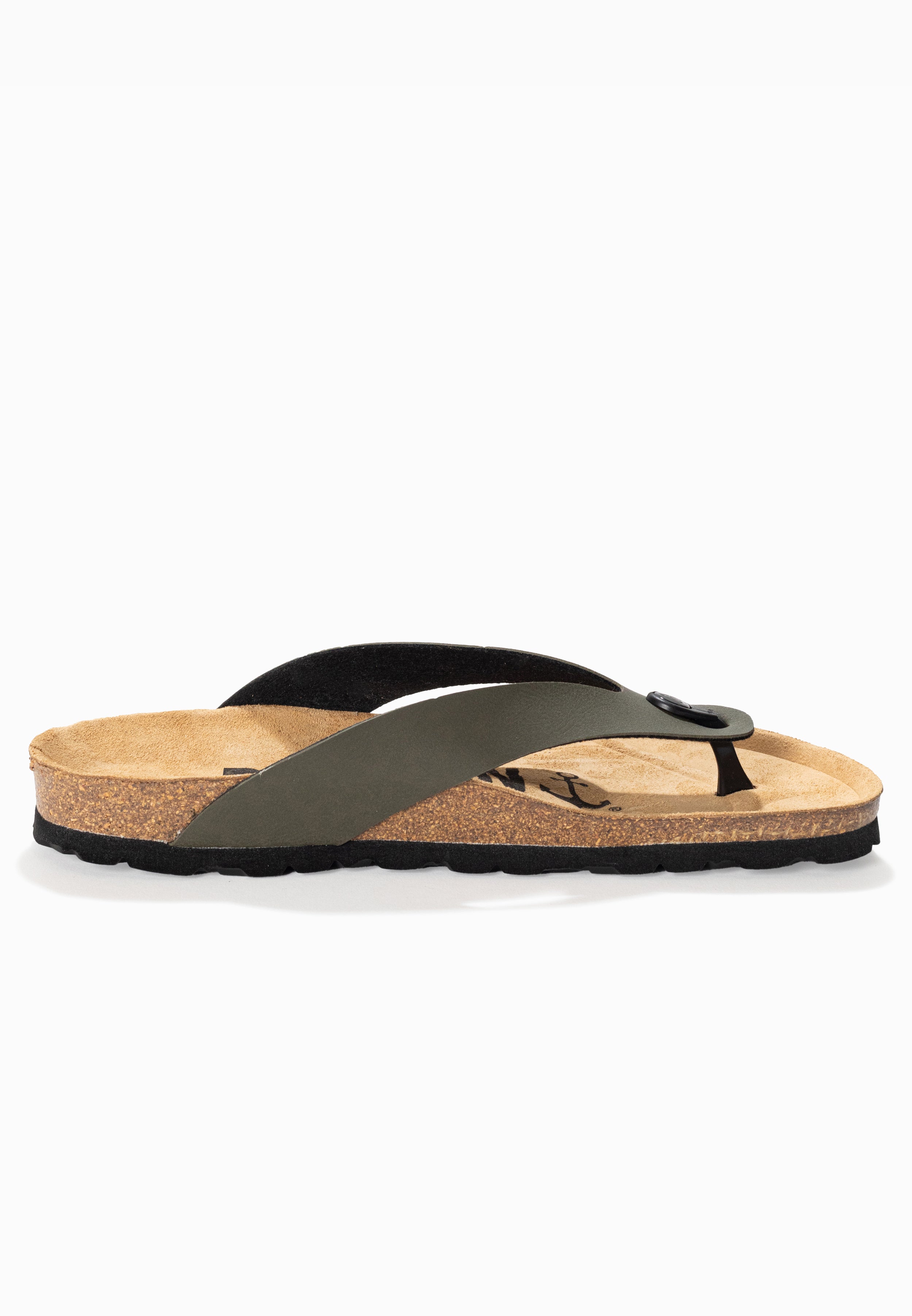 Lucca Khaki Toe Post Sandals