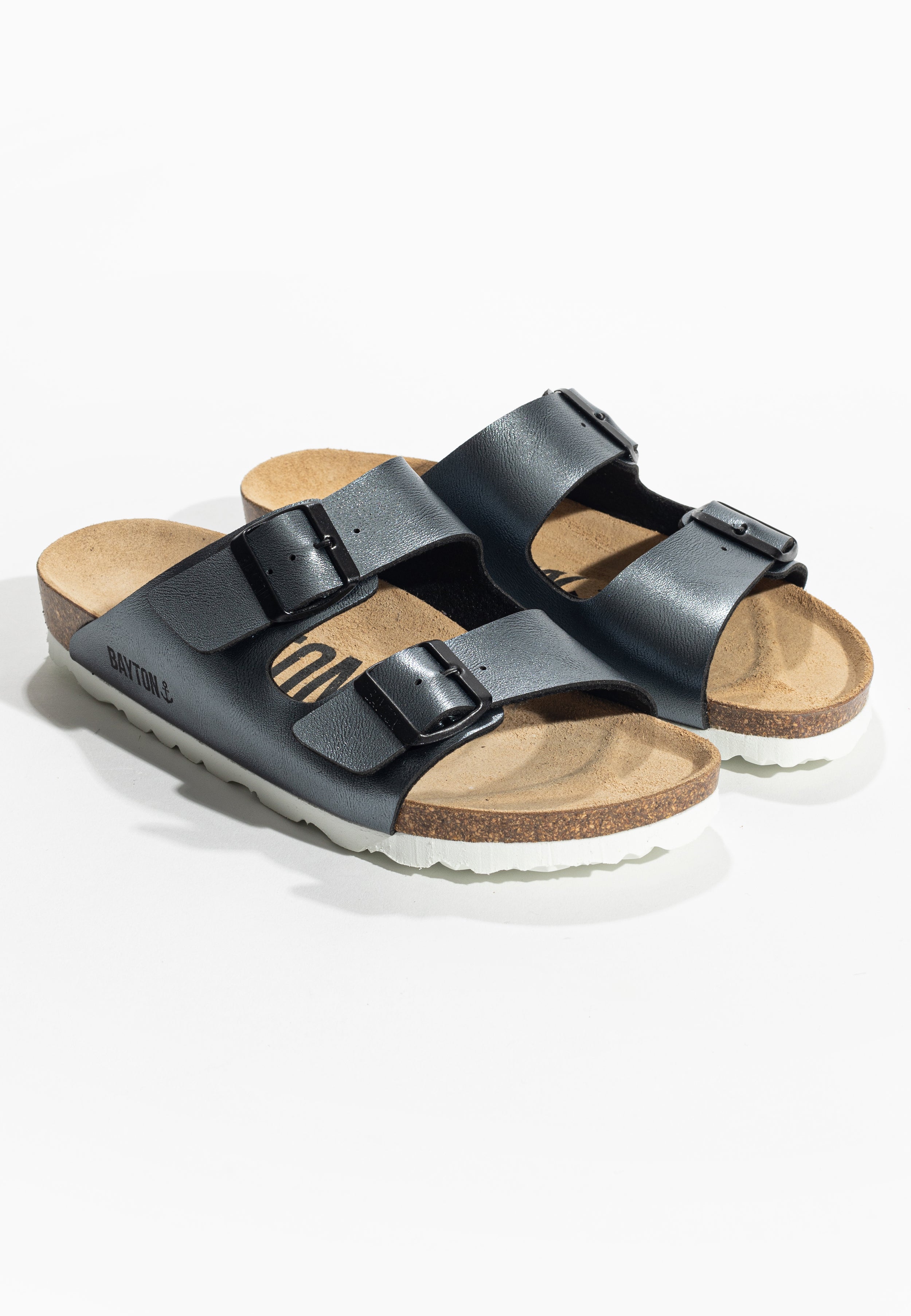 Atlas Pewter 2 Straps Sandals