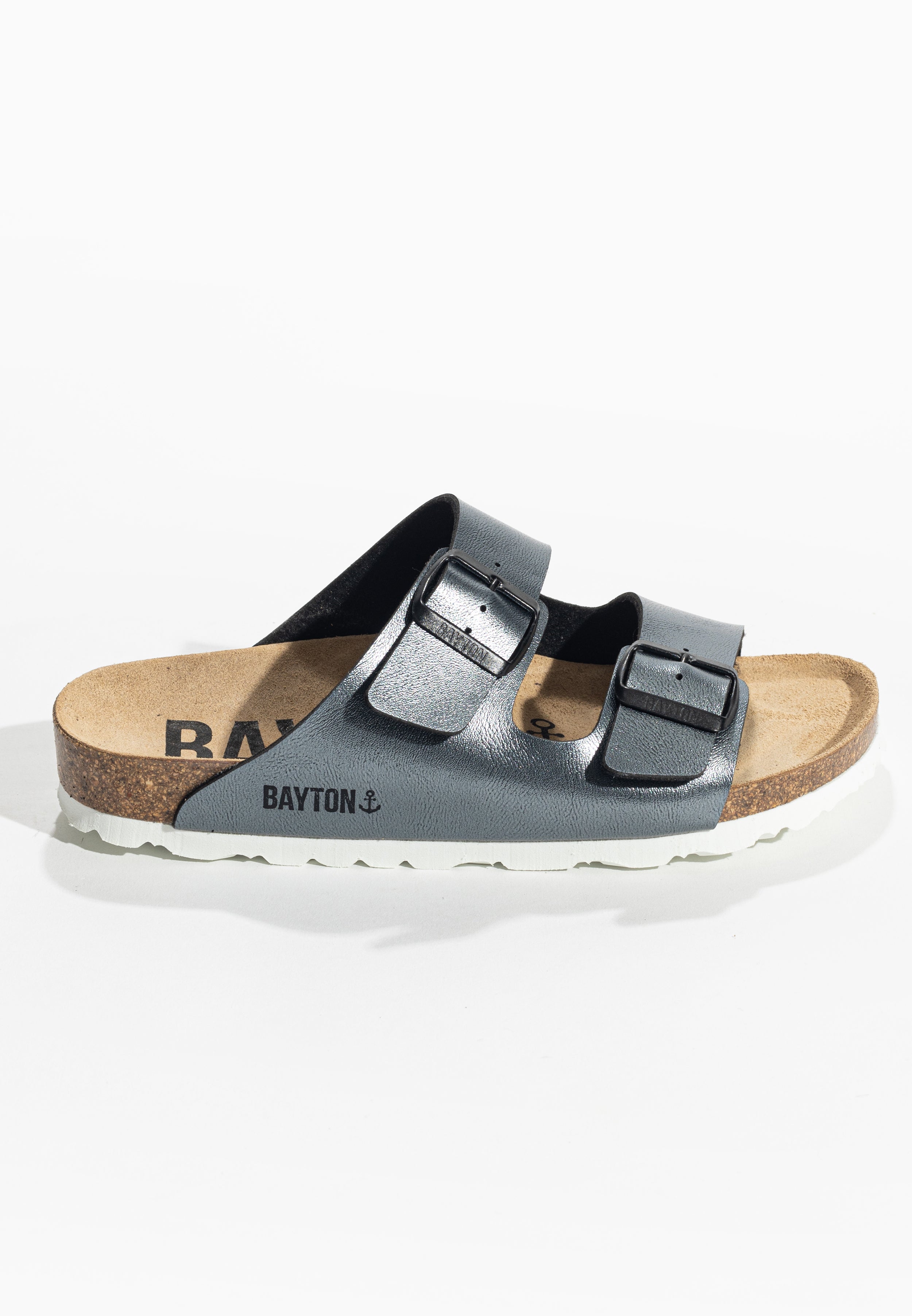 Atlas Pewter 2 Straps Sandals