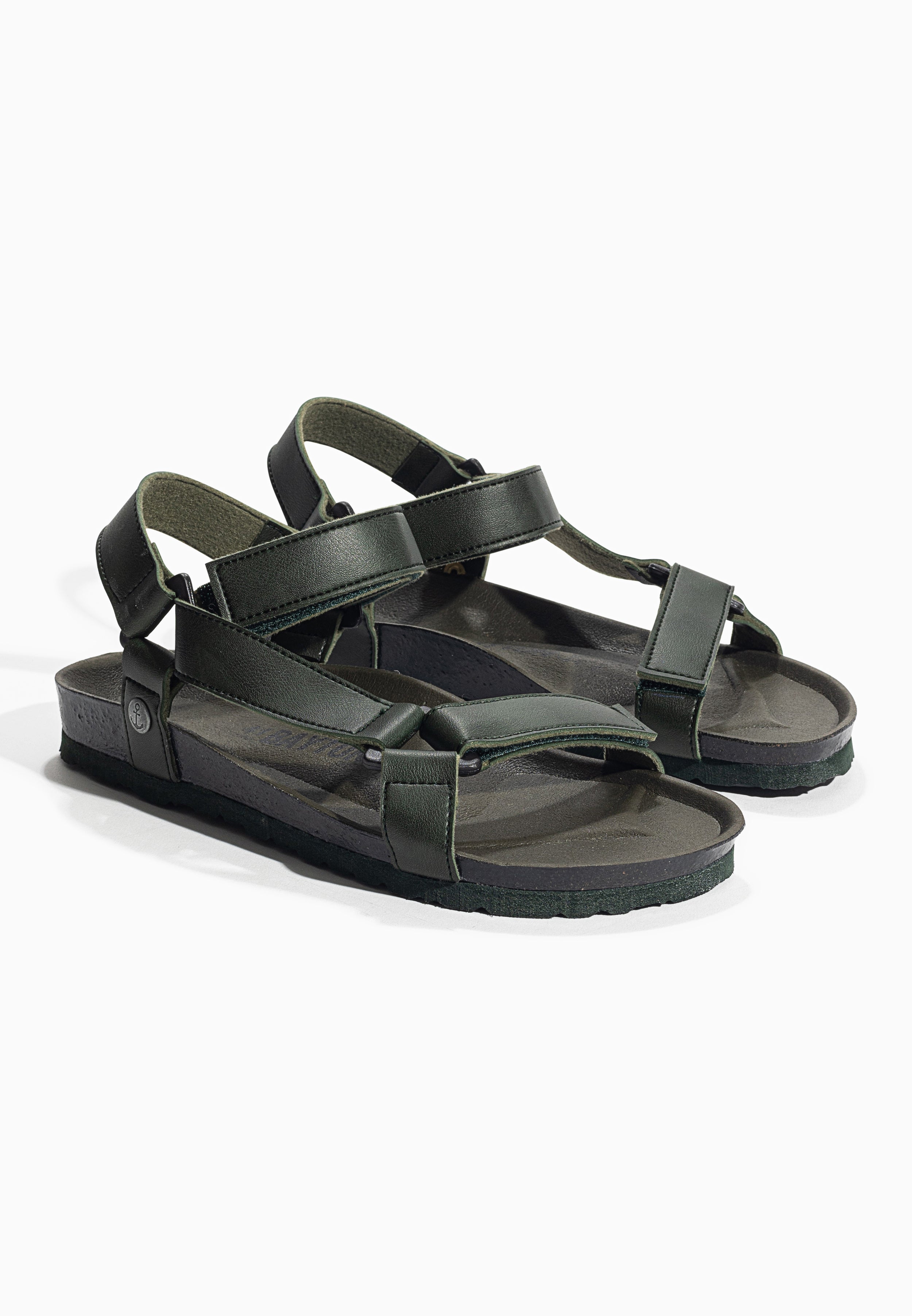 Rigoni Khaki Multi-Strap Sandals