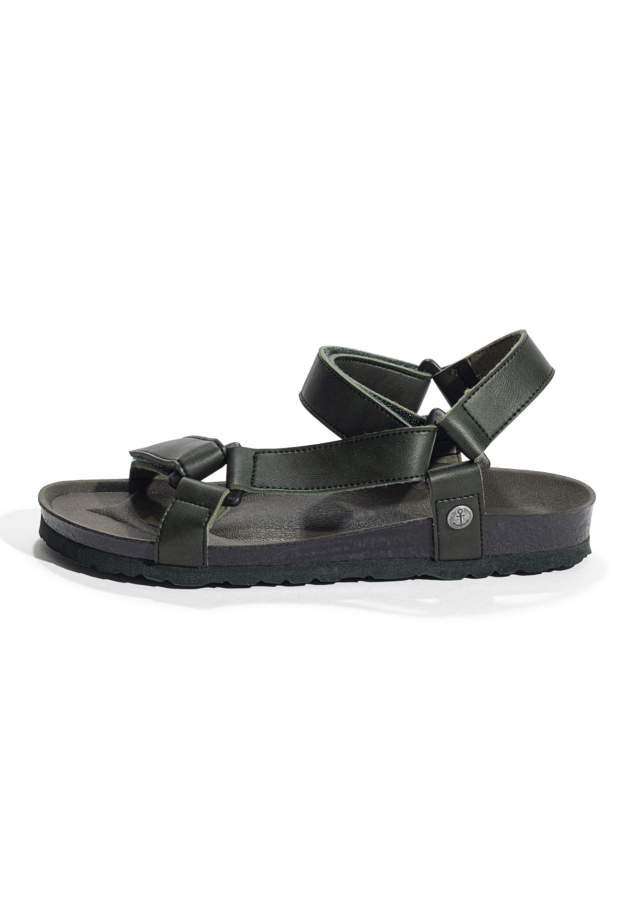 Rigoni Khaki Multi-Strap Sandals