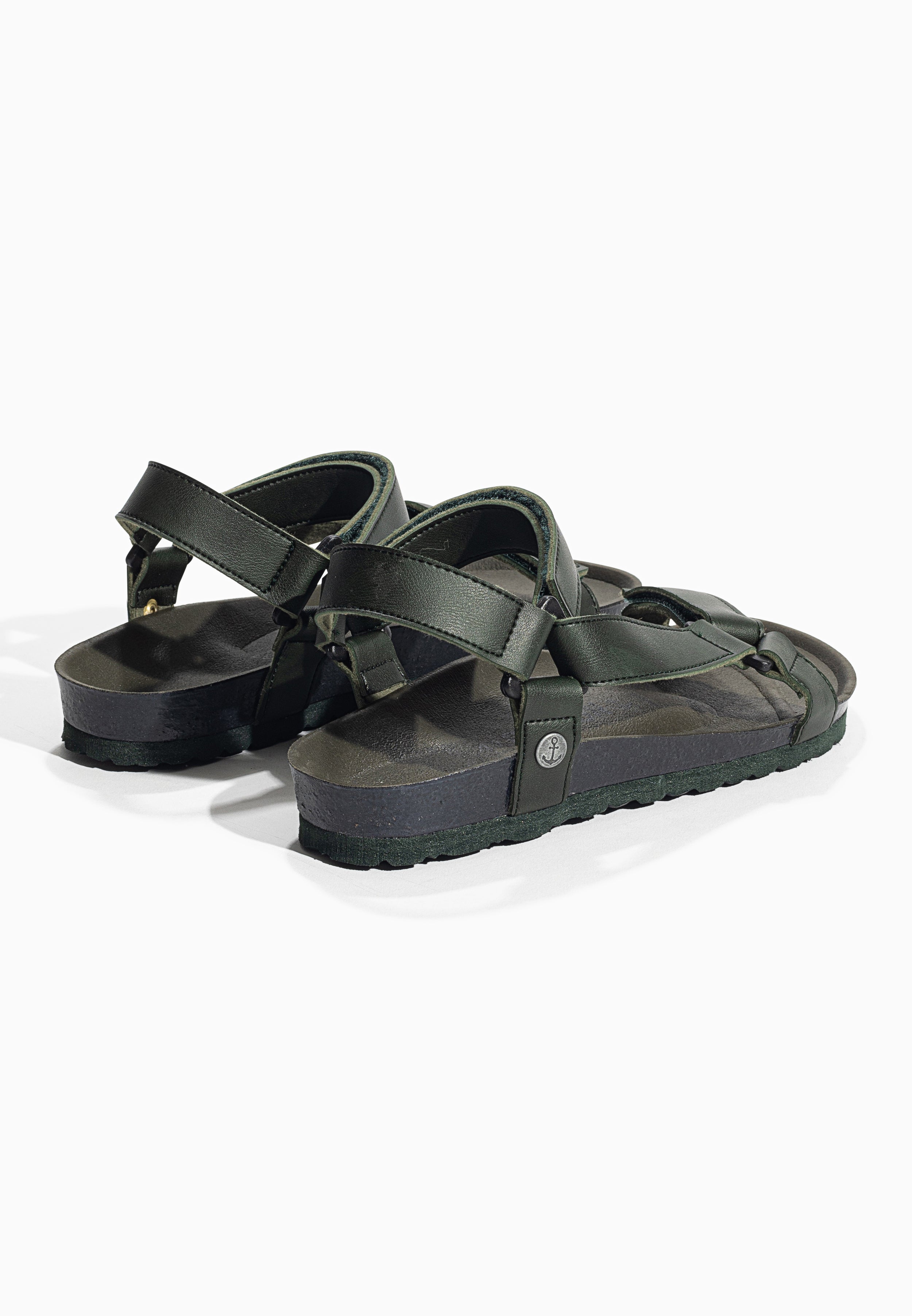 Rigoni Khaki Multi-Strap Sandals