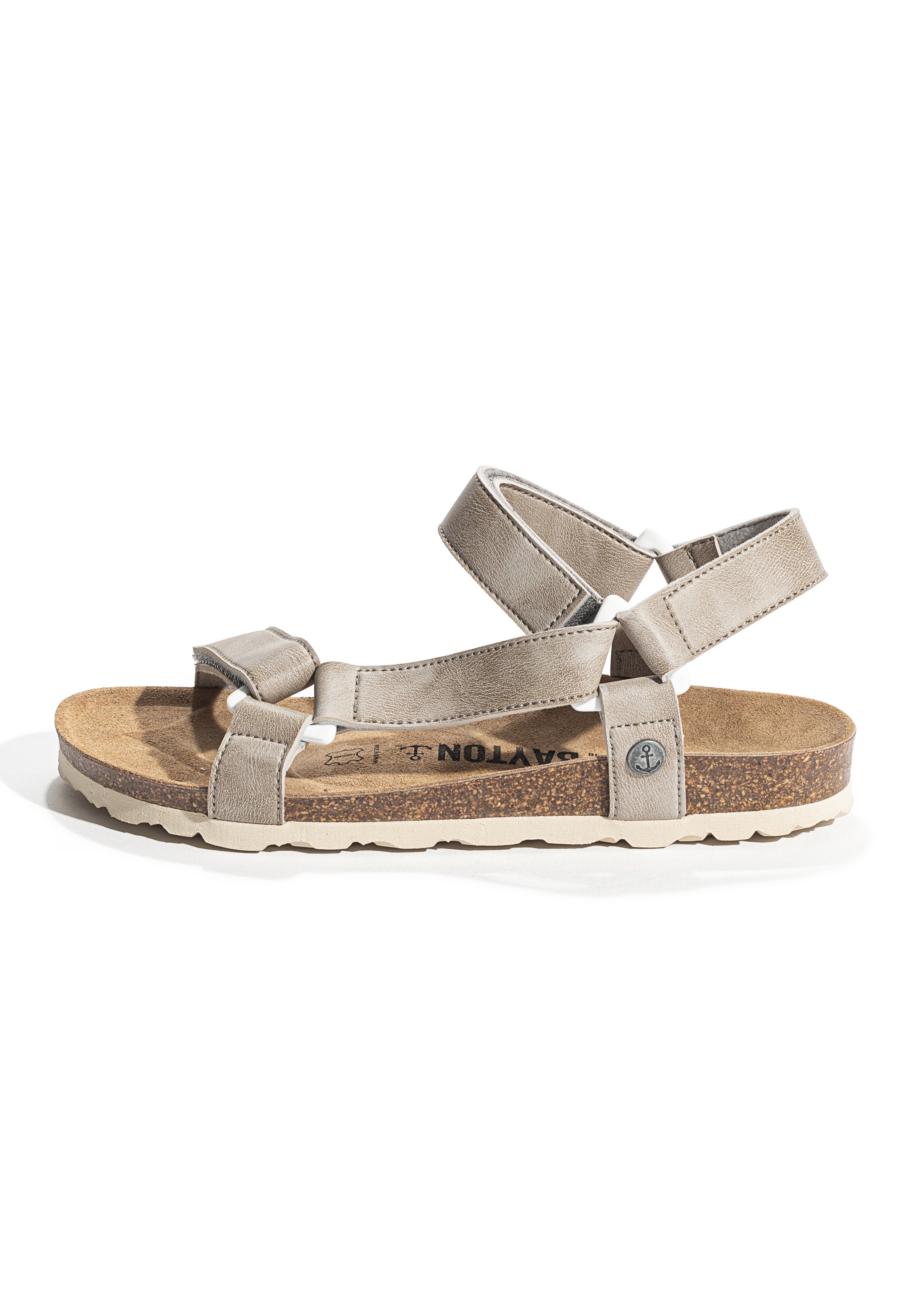 Rigoni Grey Multi-Strap Sandals