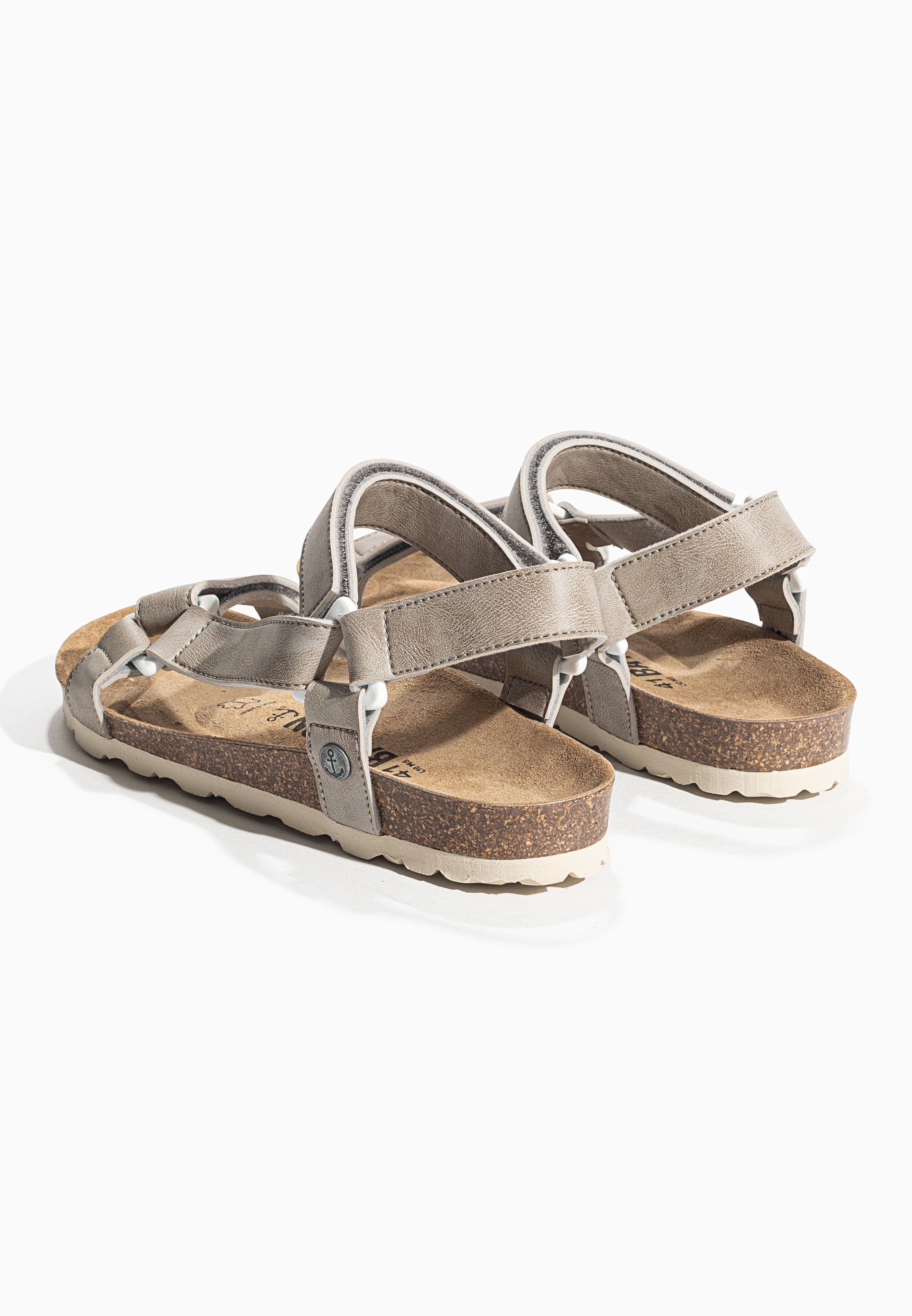 Rigoni Grey Multi-Strap Sandals