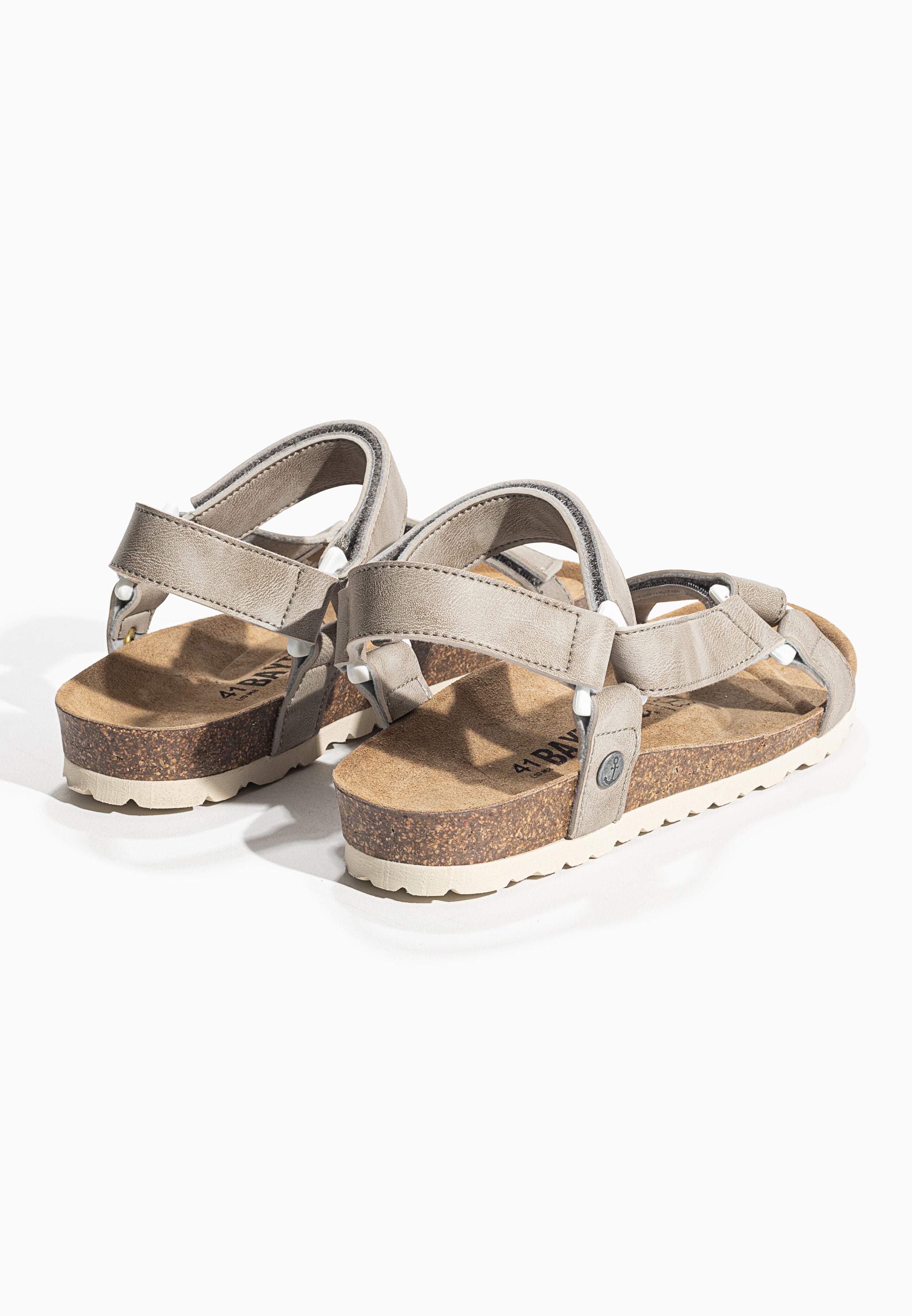 Rigoni Grey Multi-Strap Sandals