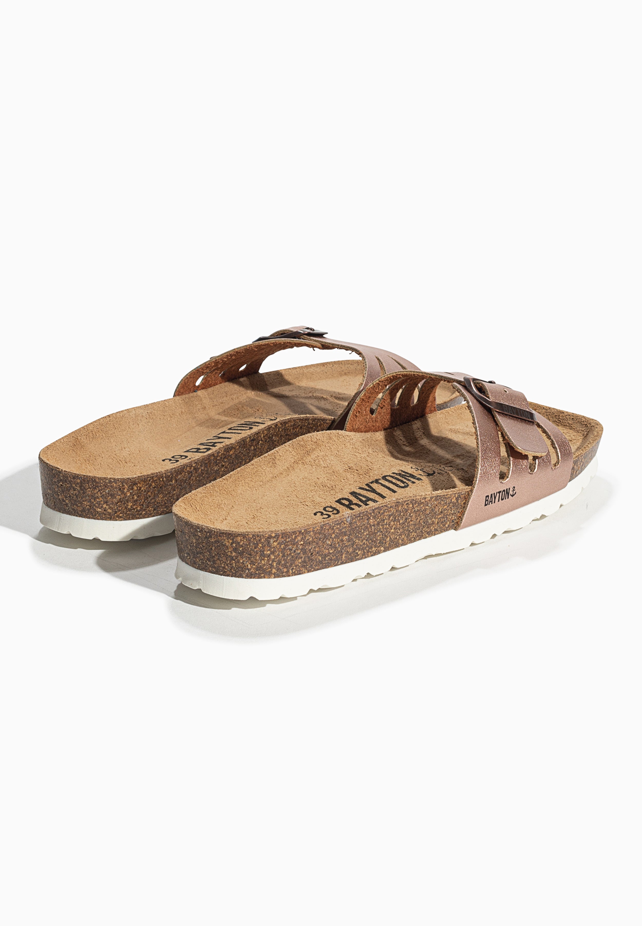 Sandales 2 Brides Atlas Camel