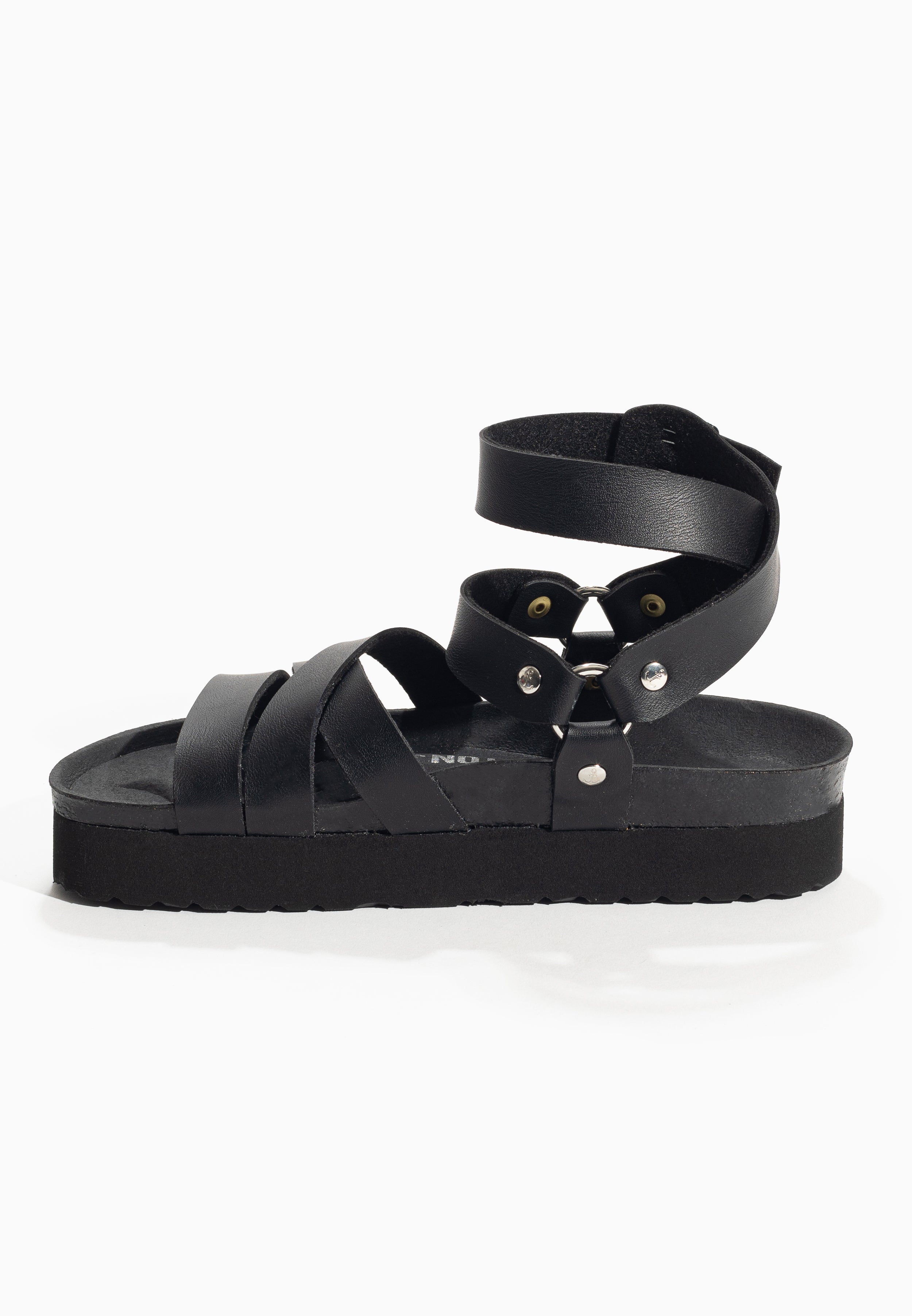 Black Haring Platform Sandals