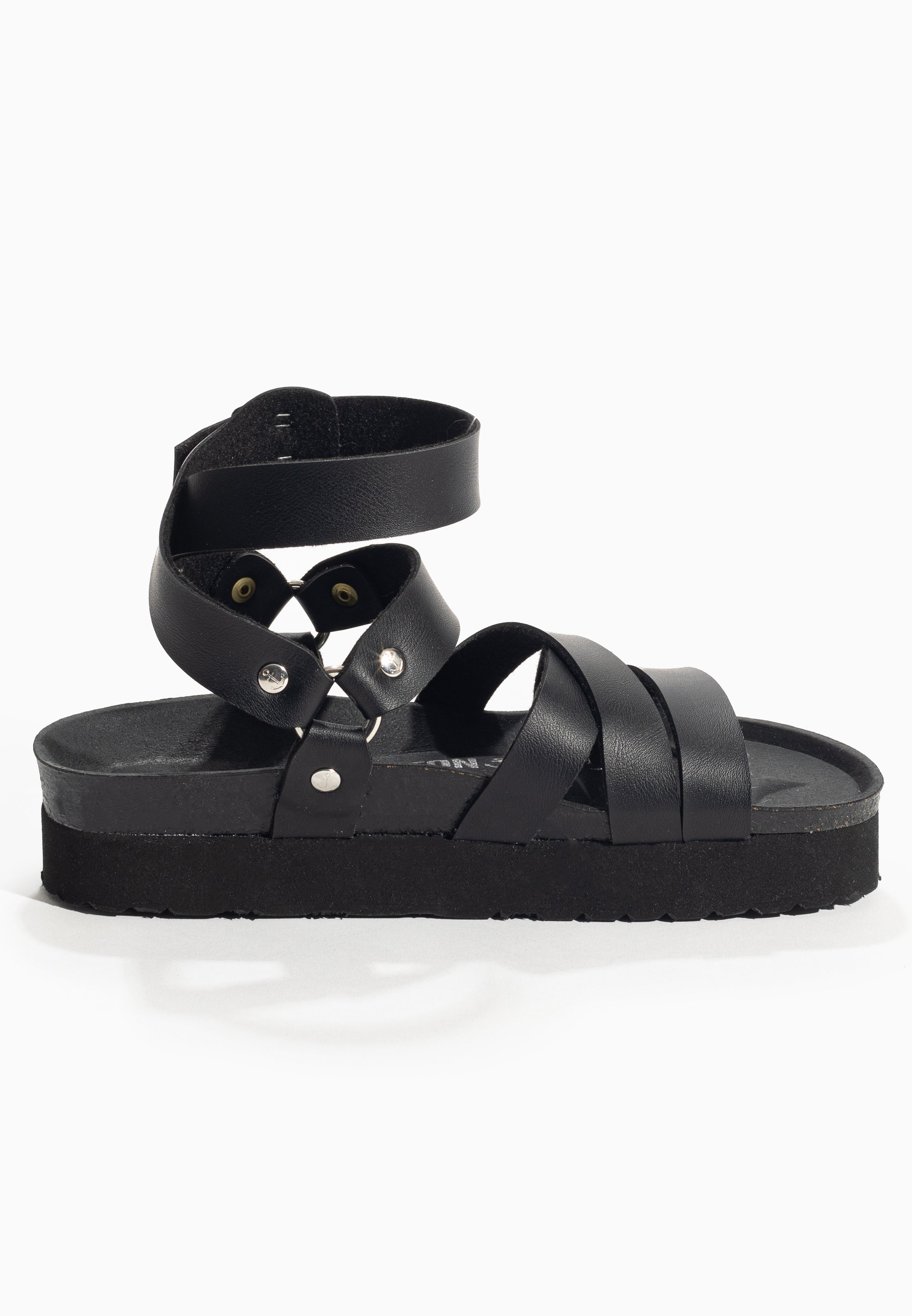 Black Haring Platform Sandals