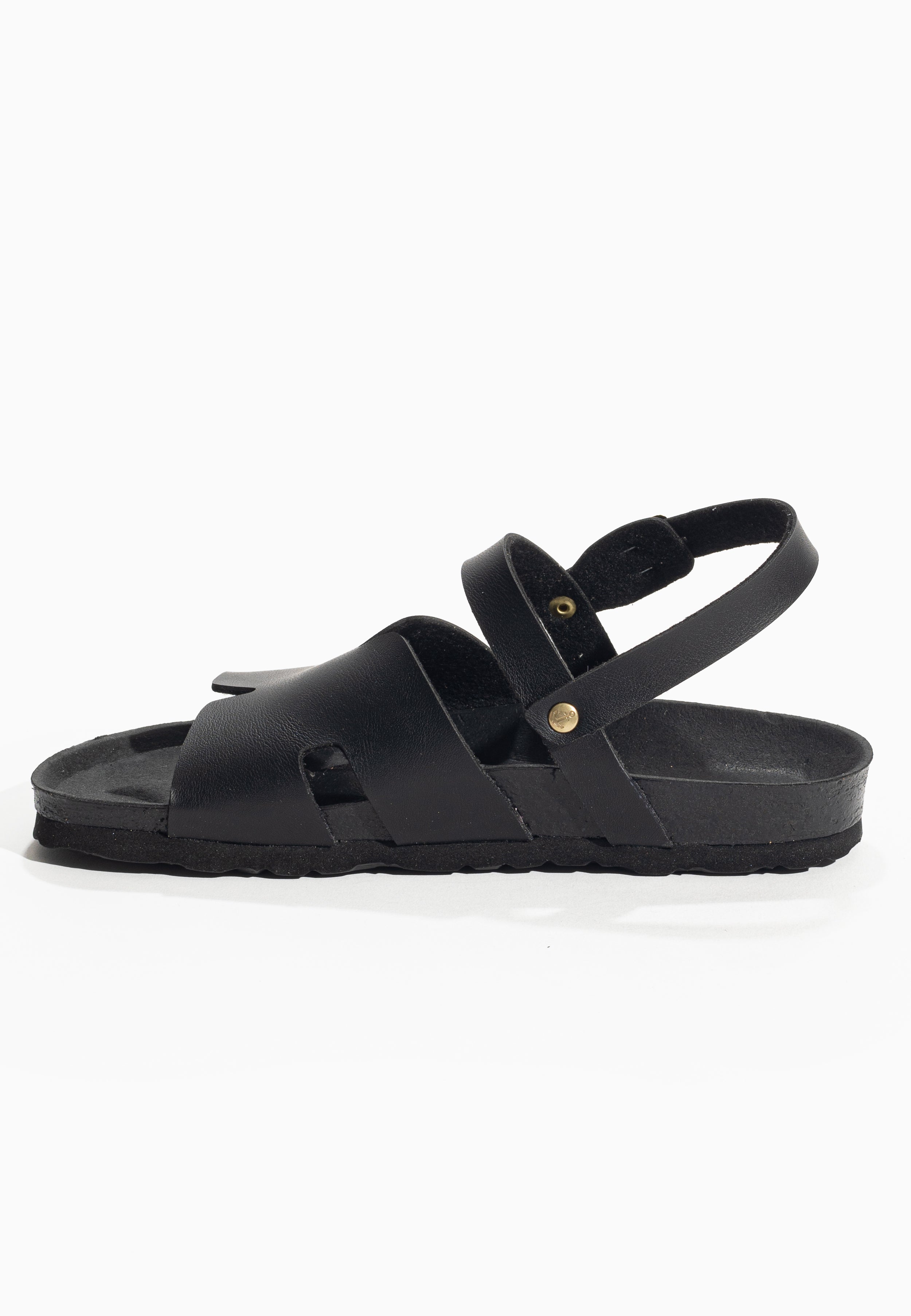 Warhol Black Multi-Strap Sandals