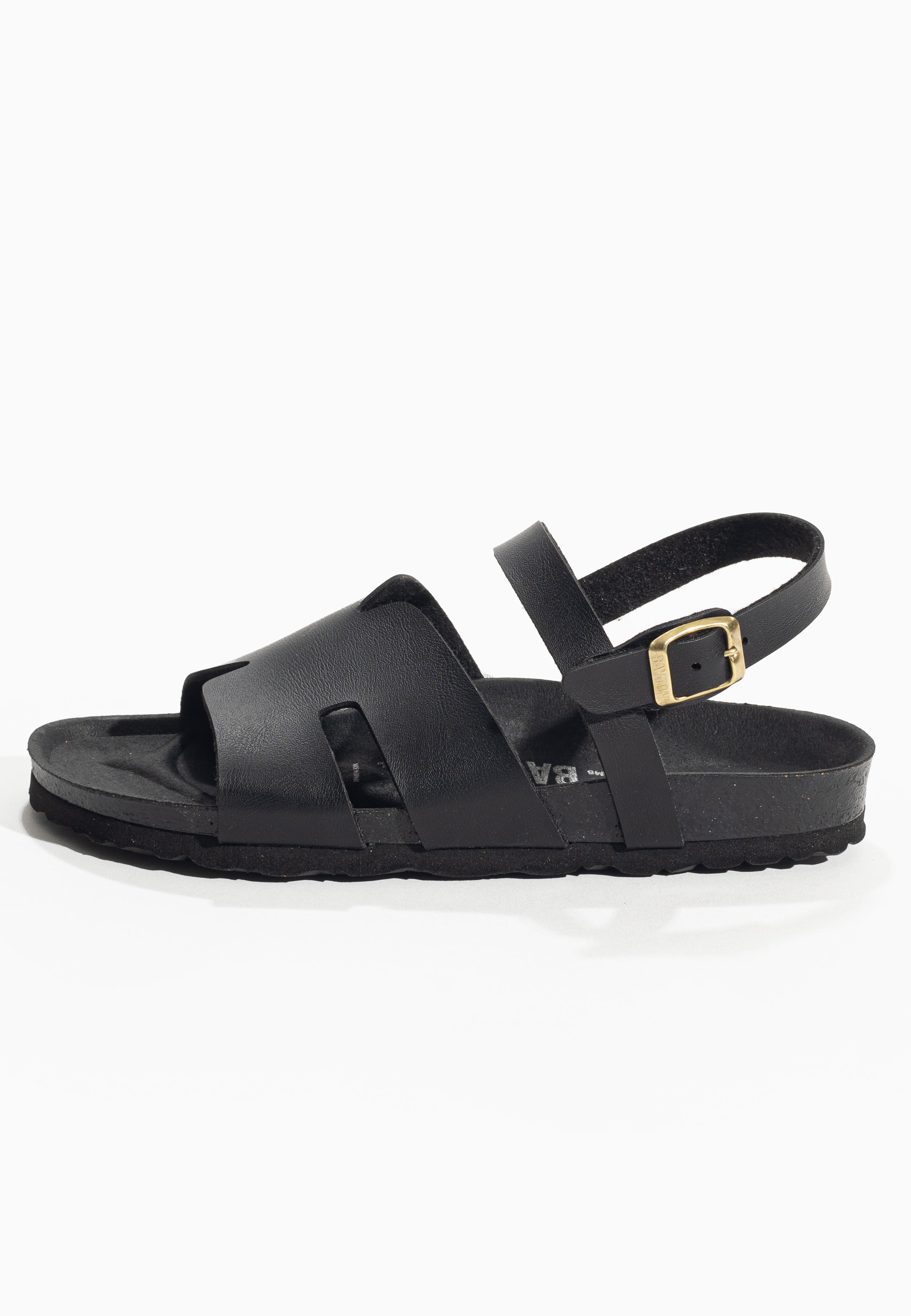 Warhol Black Multi-Strap Sandals