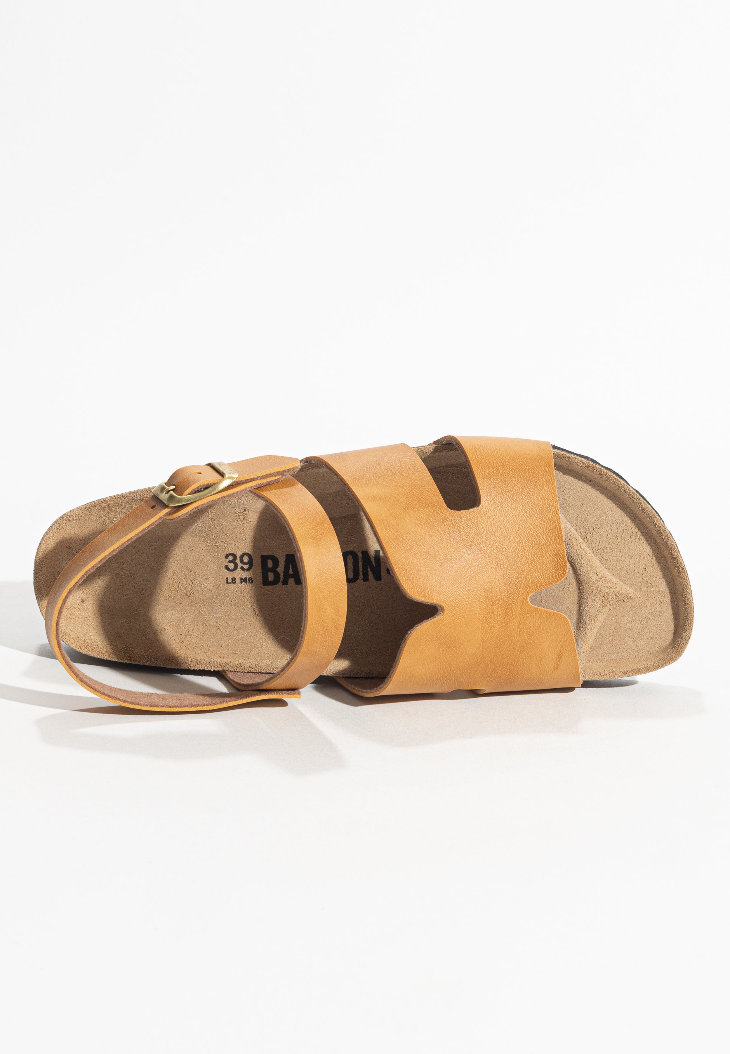 Warhol Camel Multi-Strap Sandals