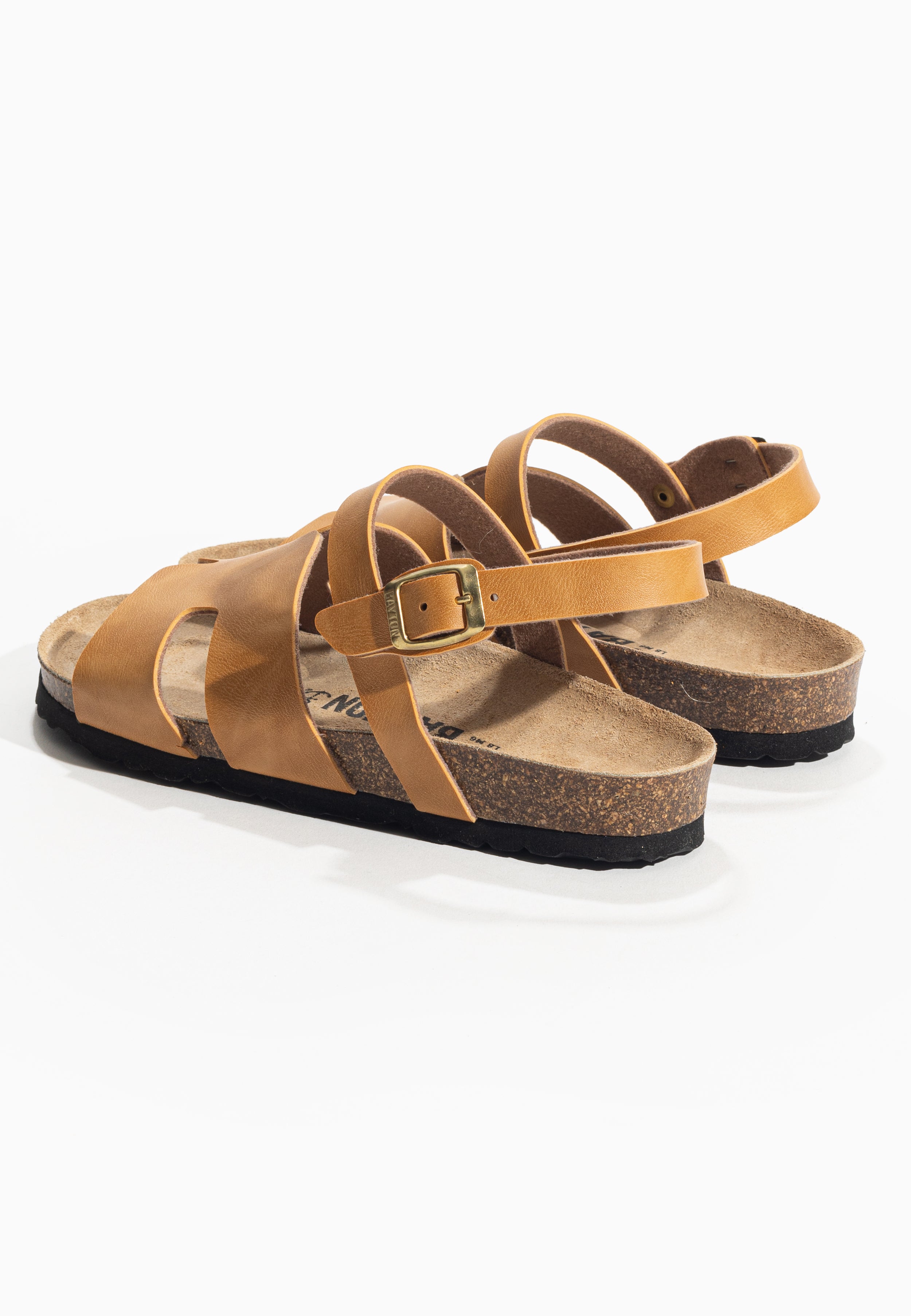 Warhol Camel Multi-Strap Sandals