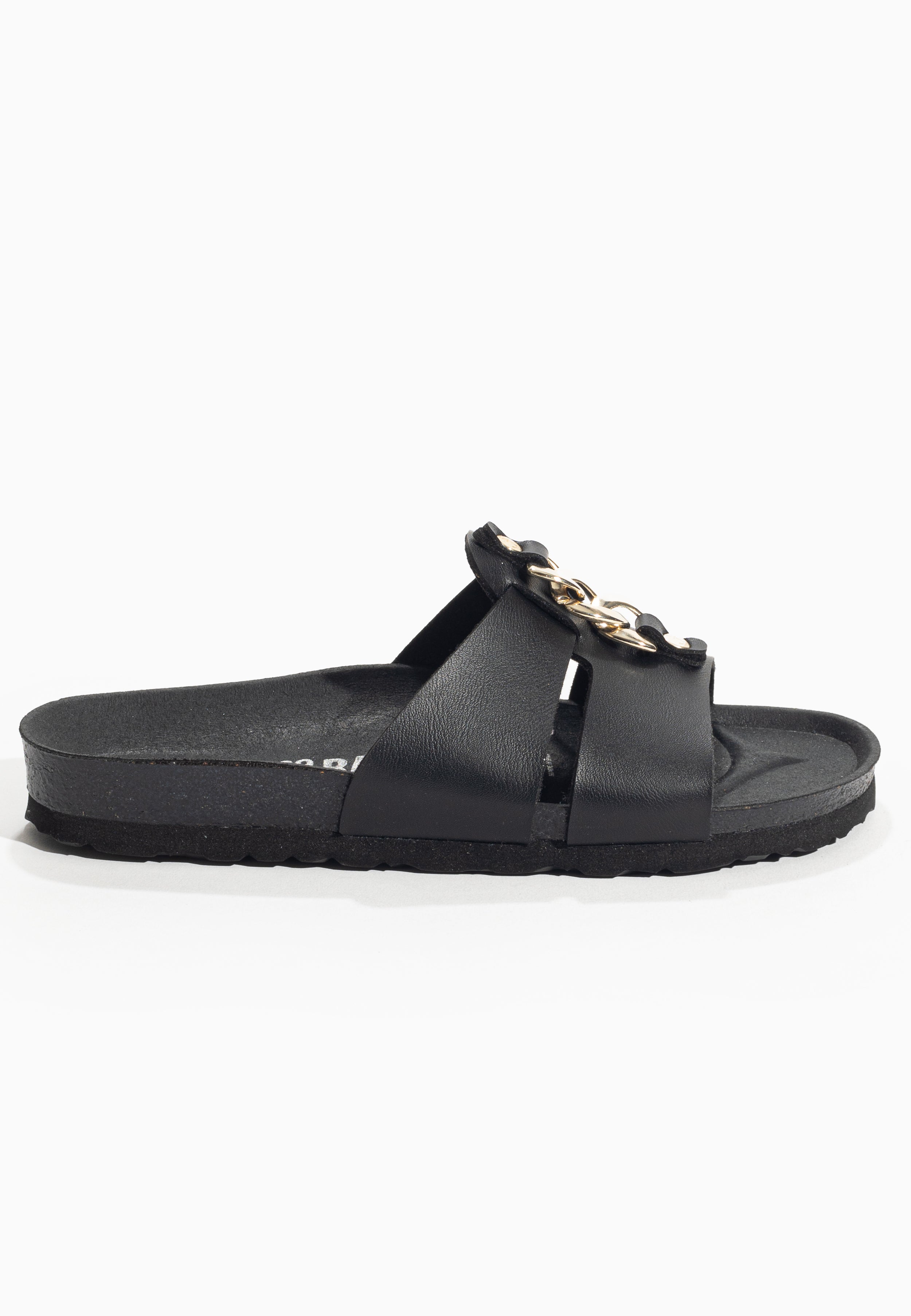 Klein Black 2 Straps Sandals