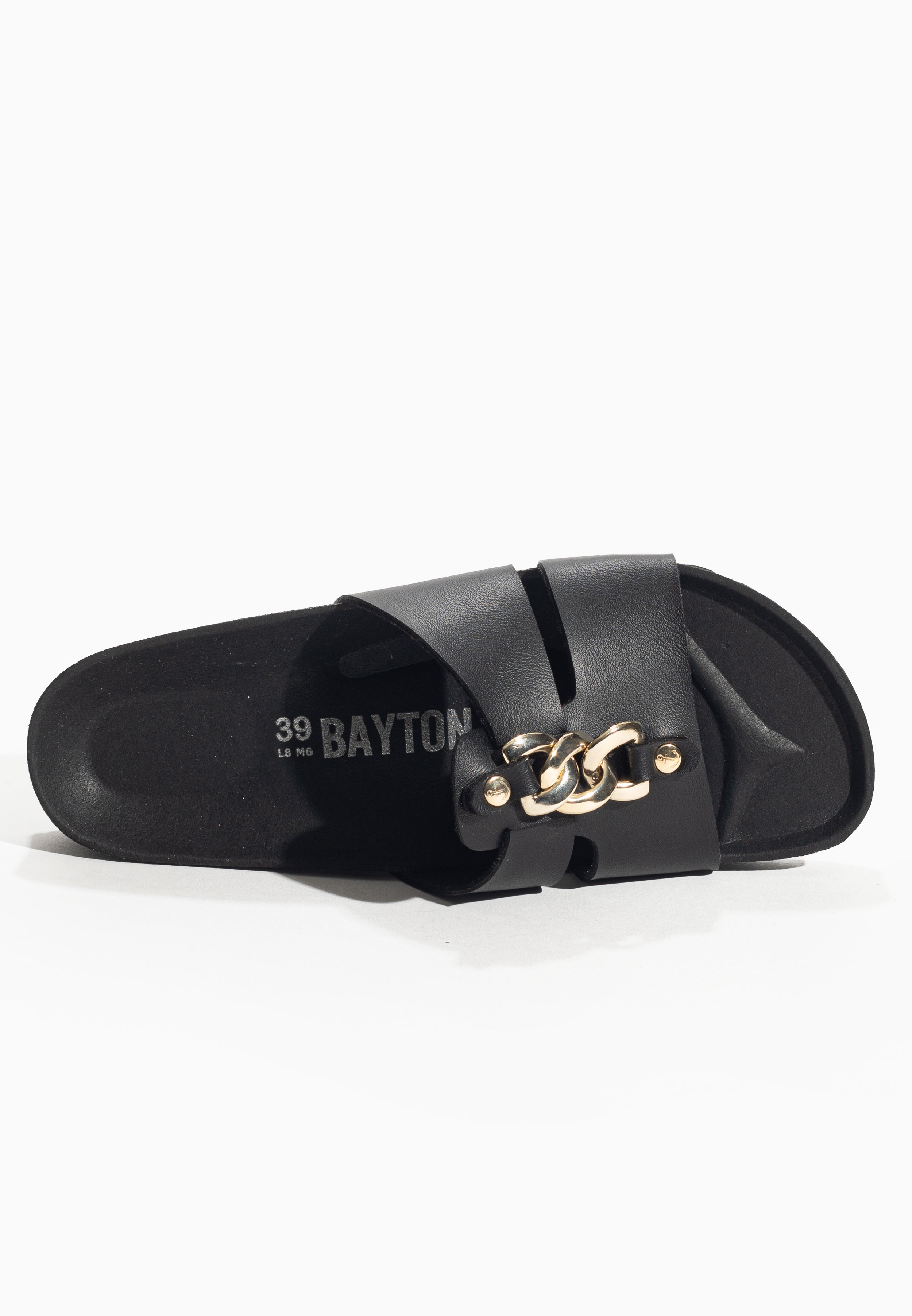 Klein Black 2 Straps Sandals