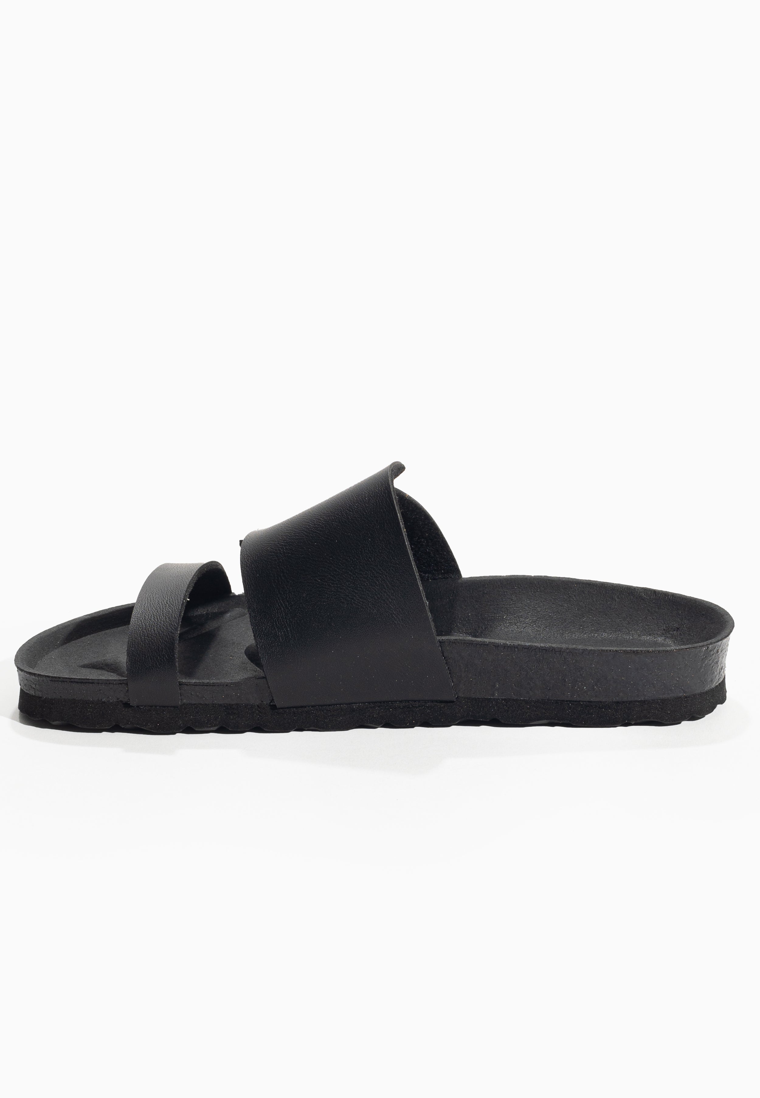 Black Hockney Sandals 2 Straps