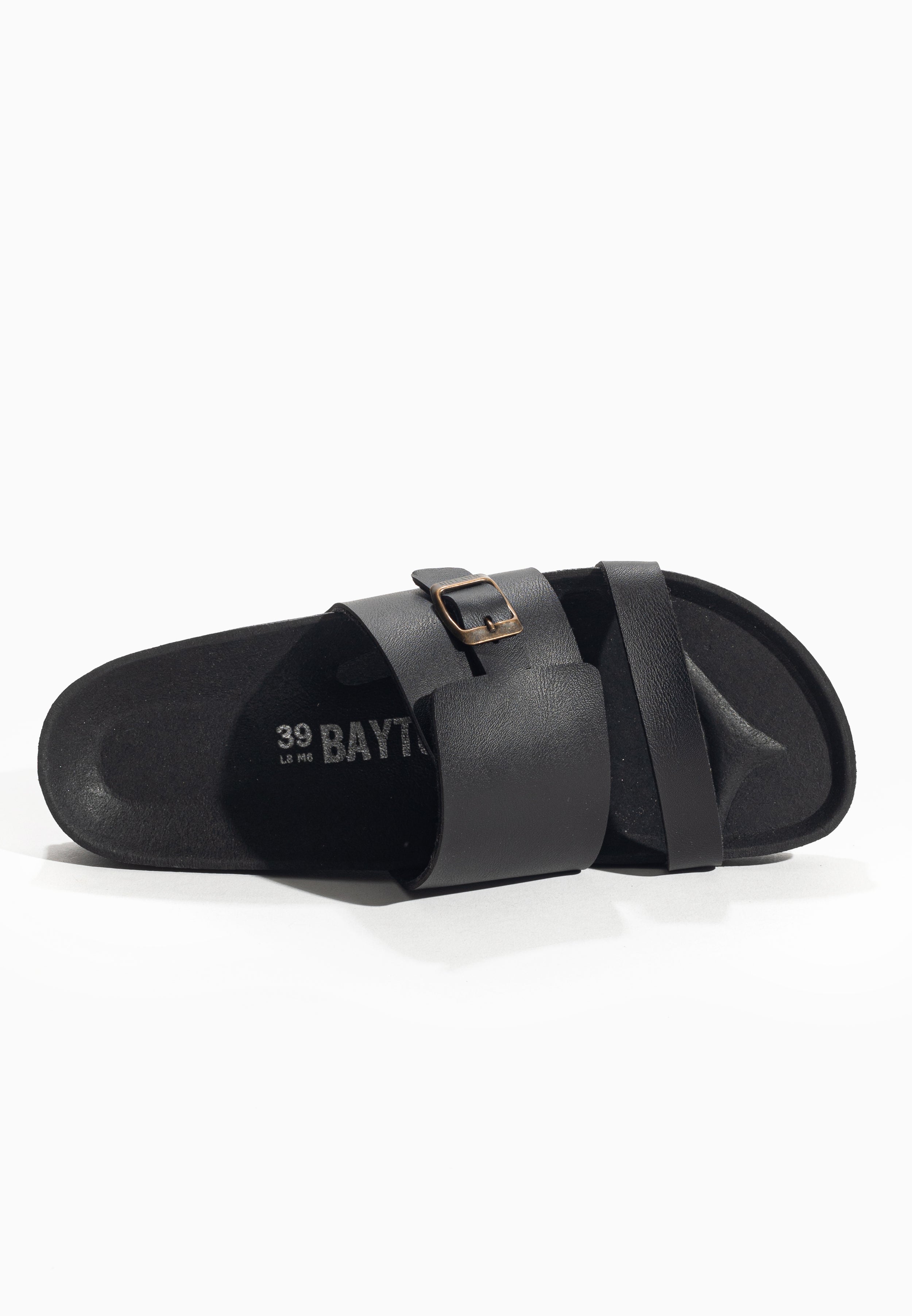 Black Hockney Sandals 2 Straps