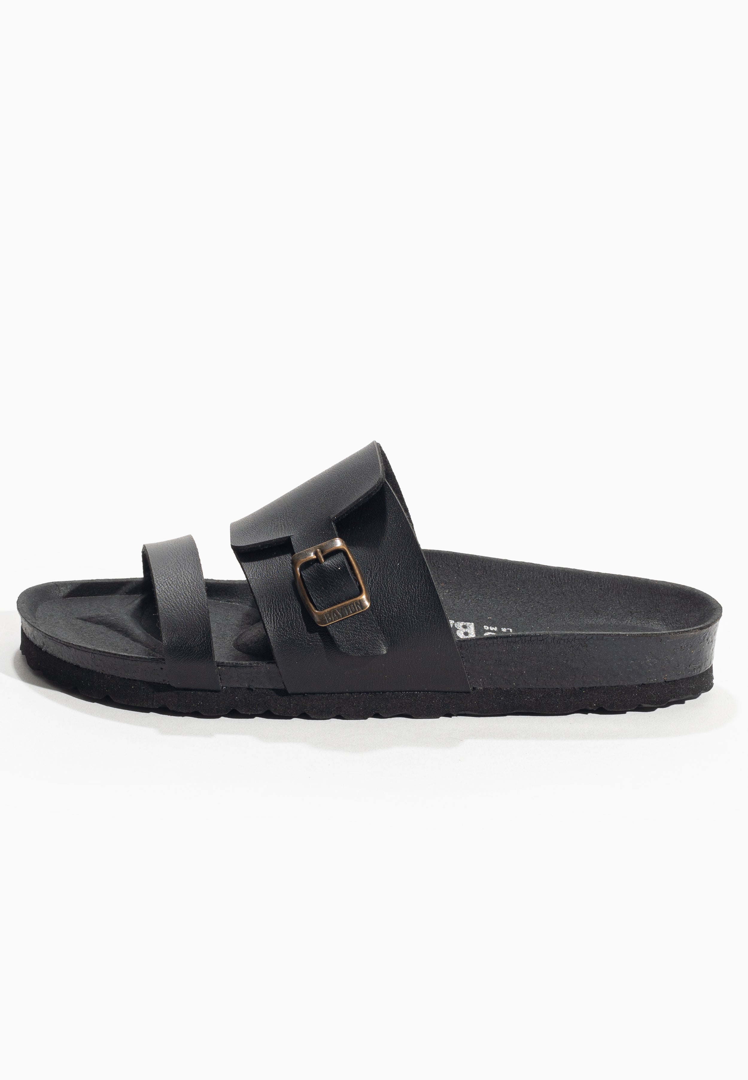 Black Hockney Sandals 2 Straps