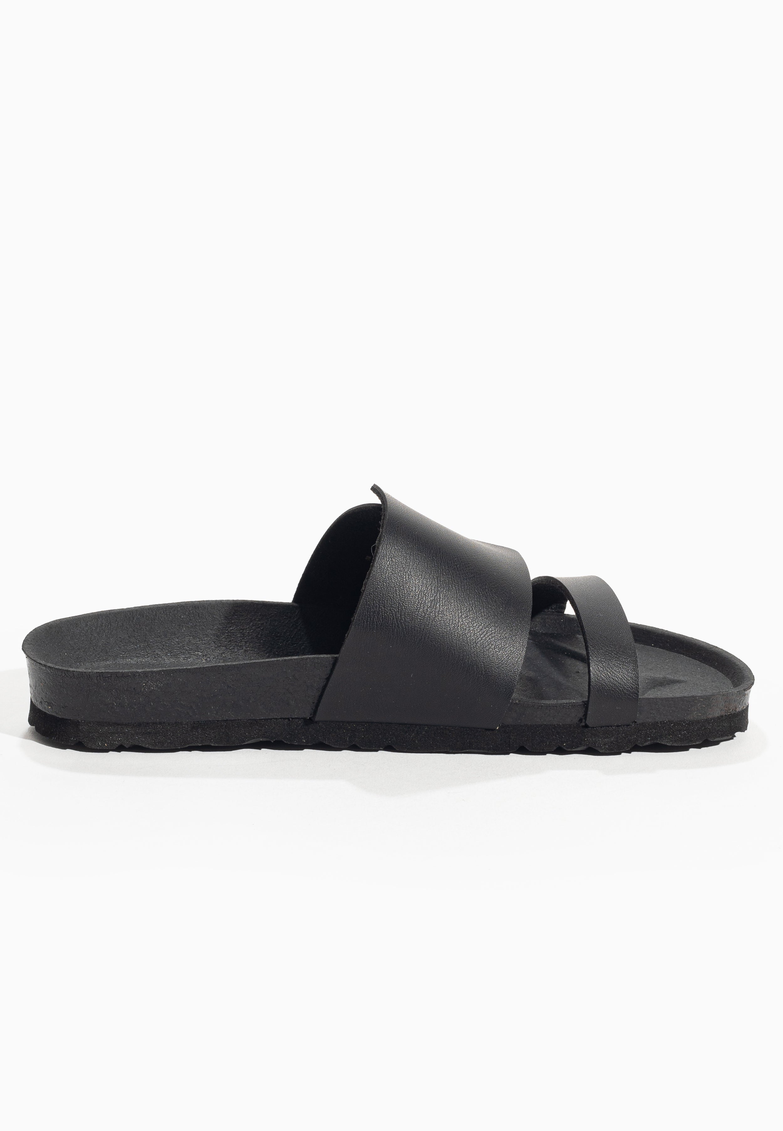 Black Hockney Sandals 2 Straps