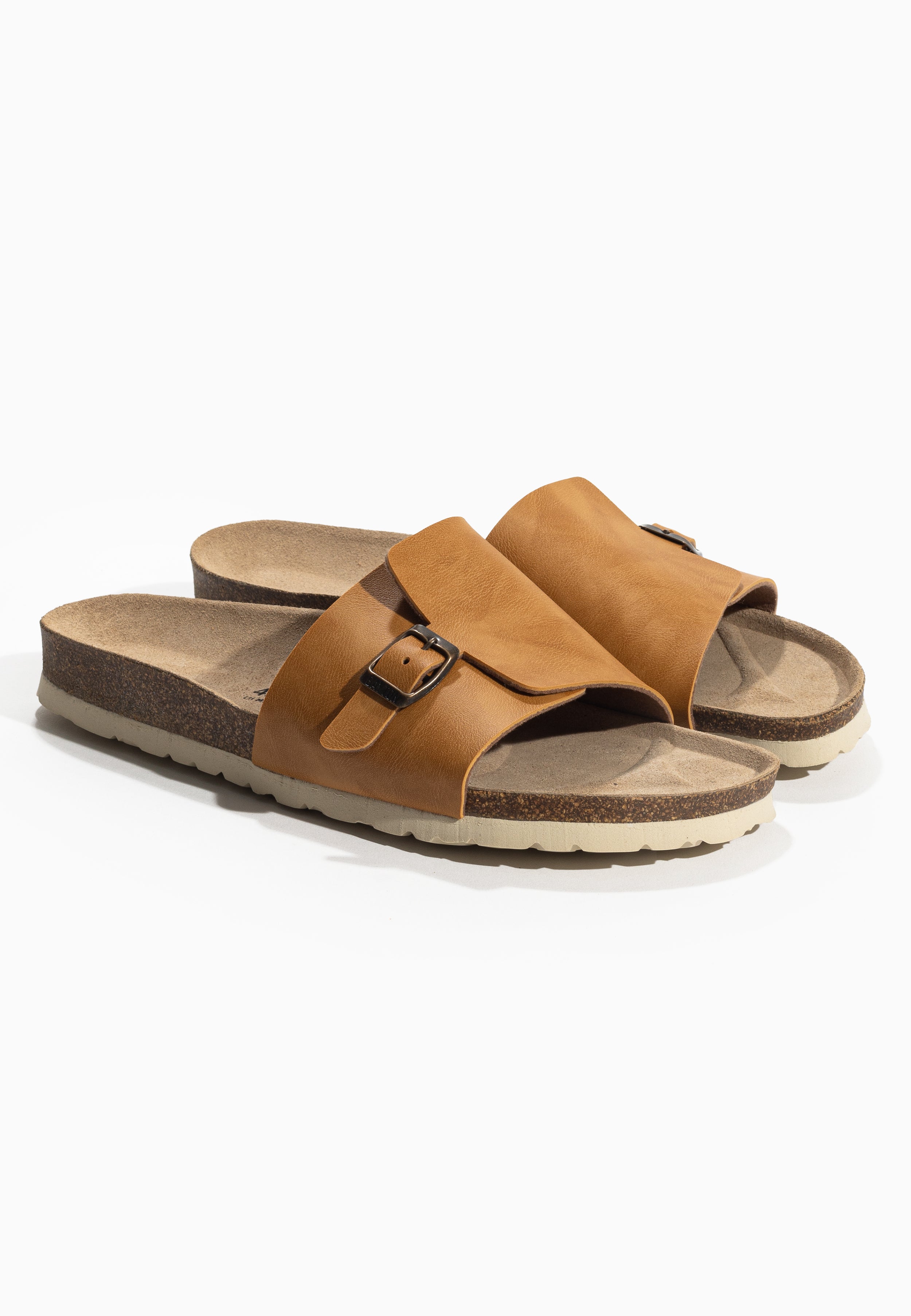 1 Strap Hopper Camel Sandals