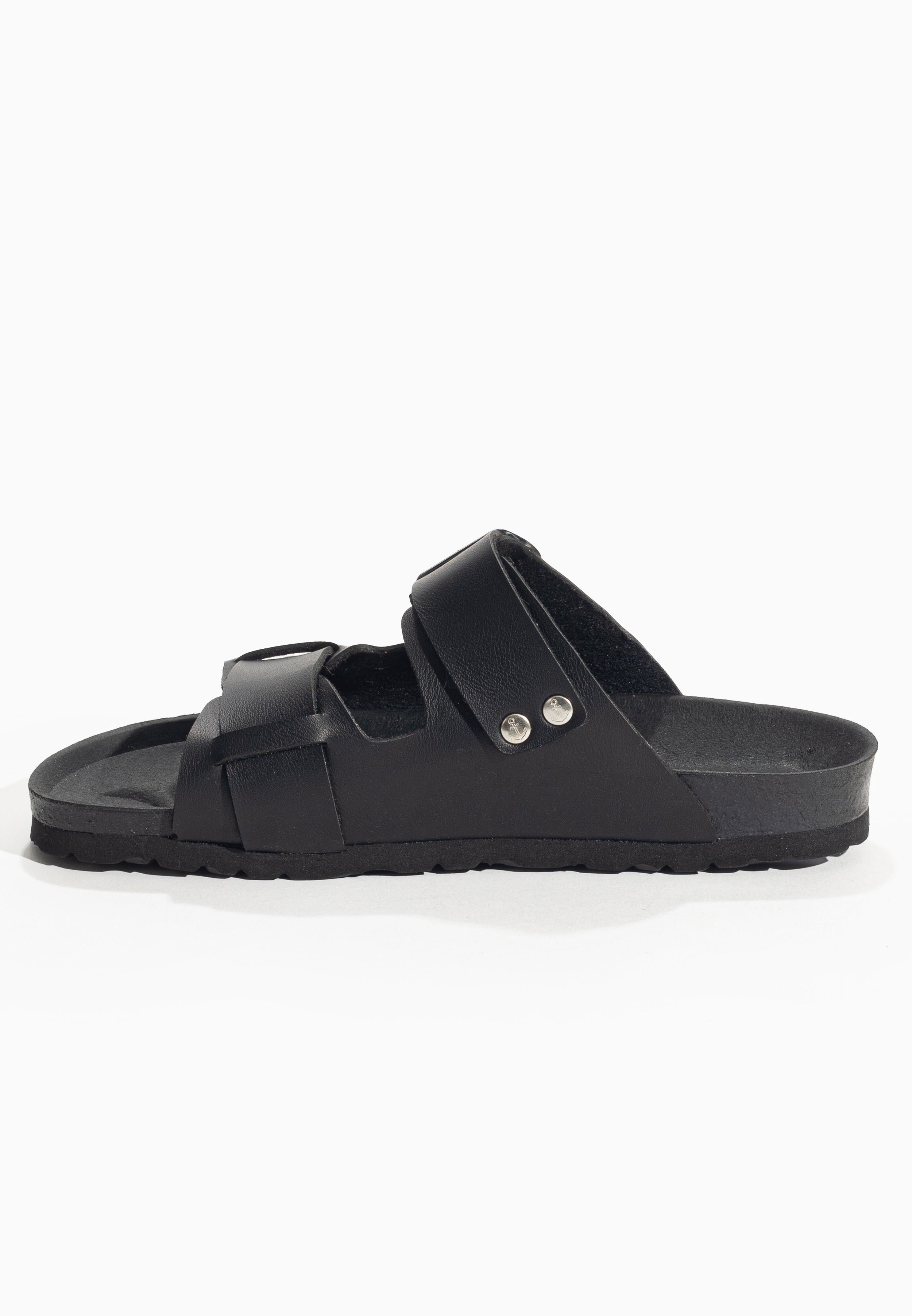 Narnia Black 2 Straps Sandals