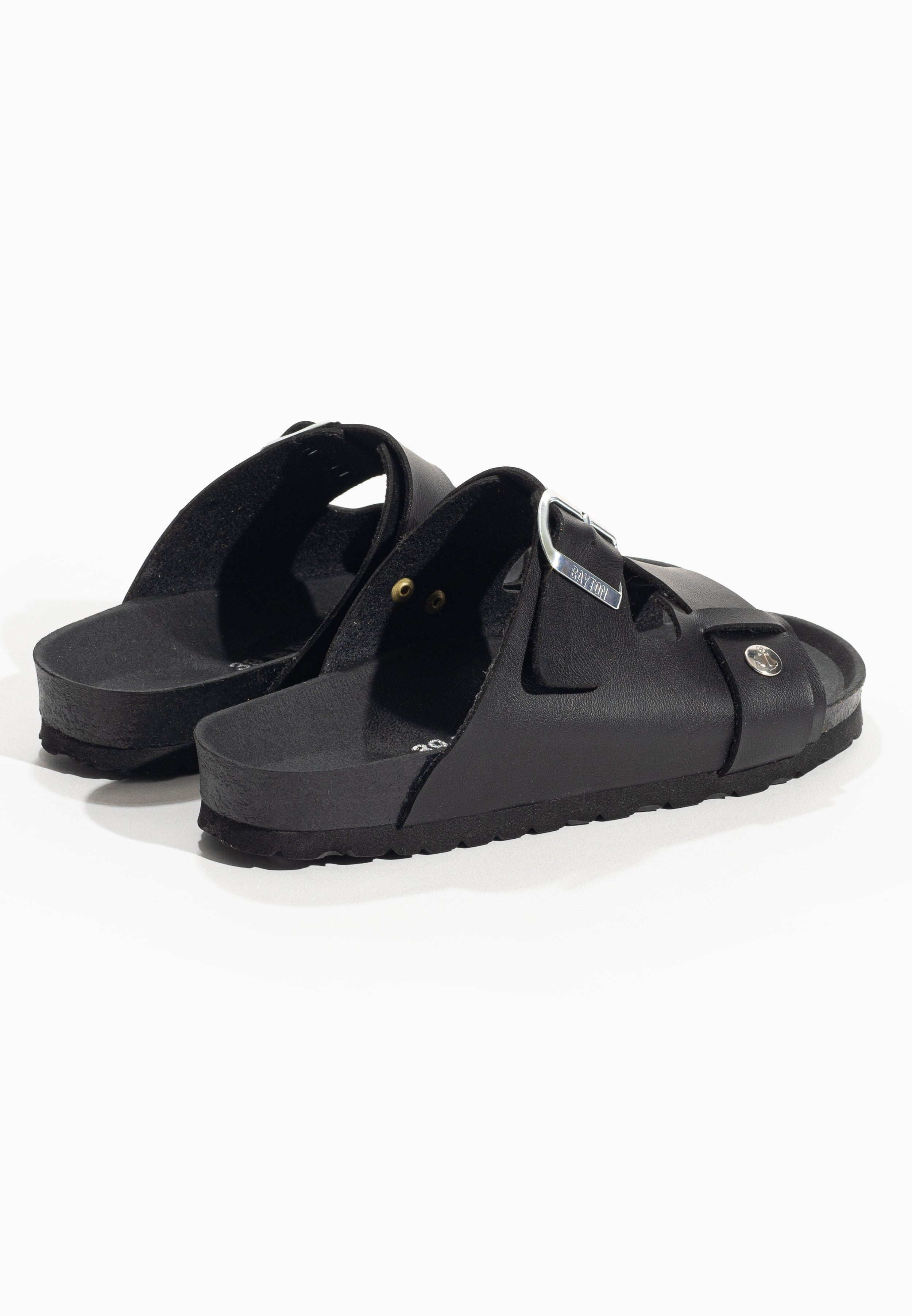 Narnia Black 2 Straps Sandals