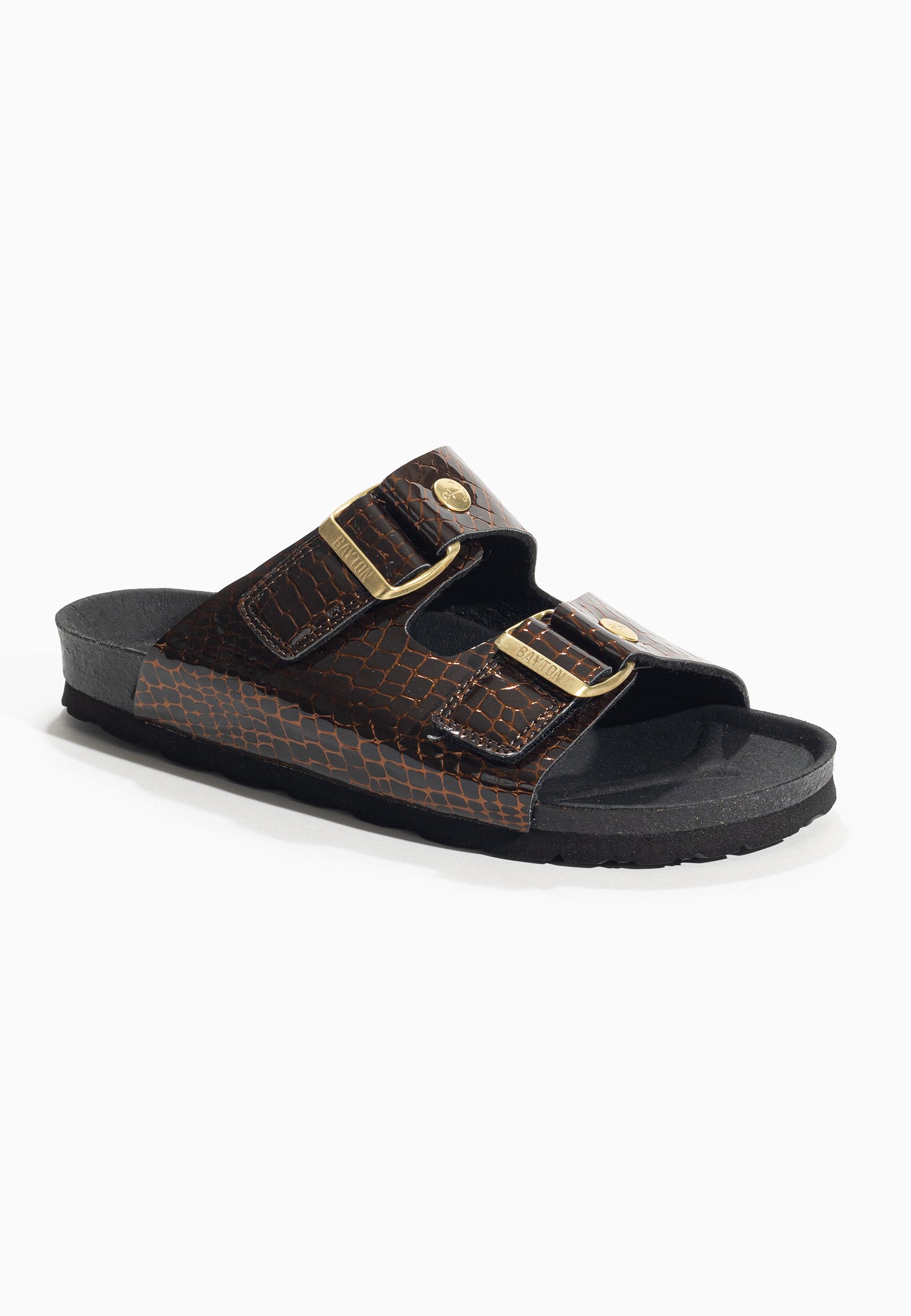 Cezanne Brown Sandals 2 Straps