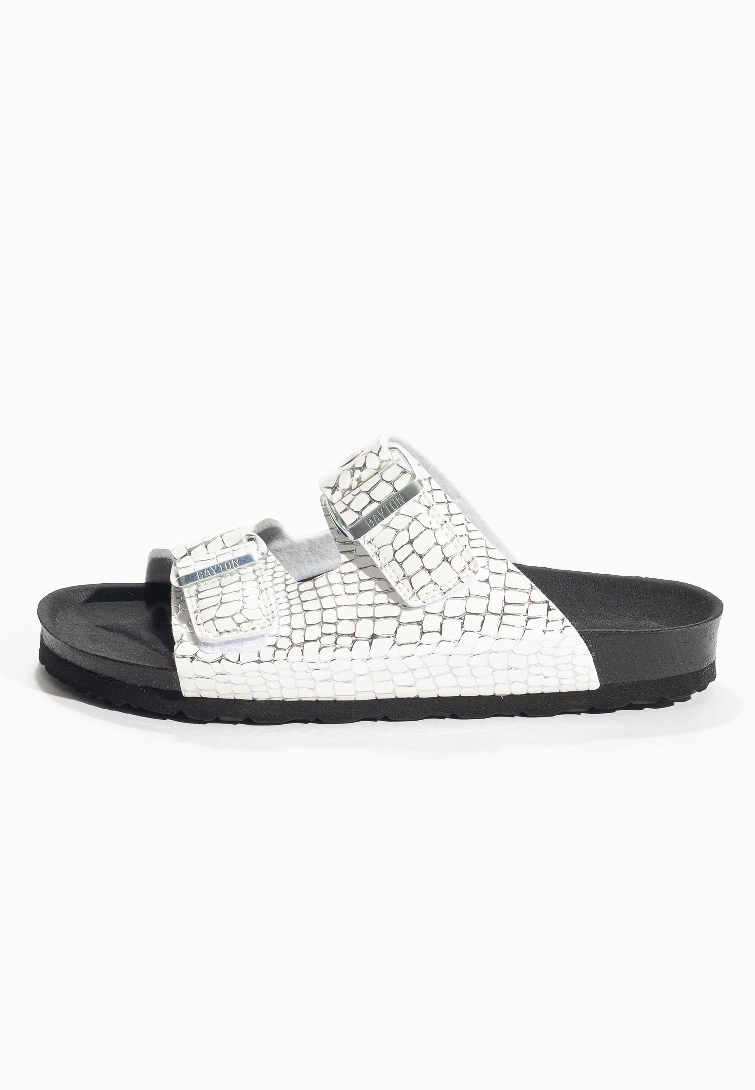 Cezanne White 2 Straps Sandals