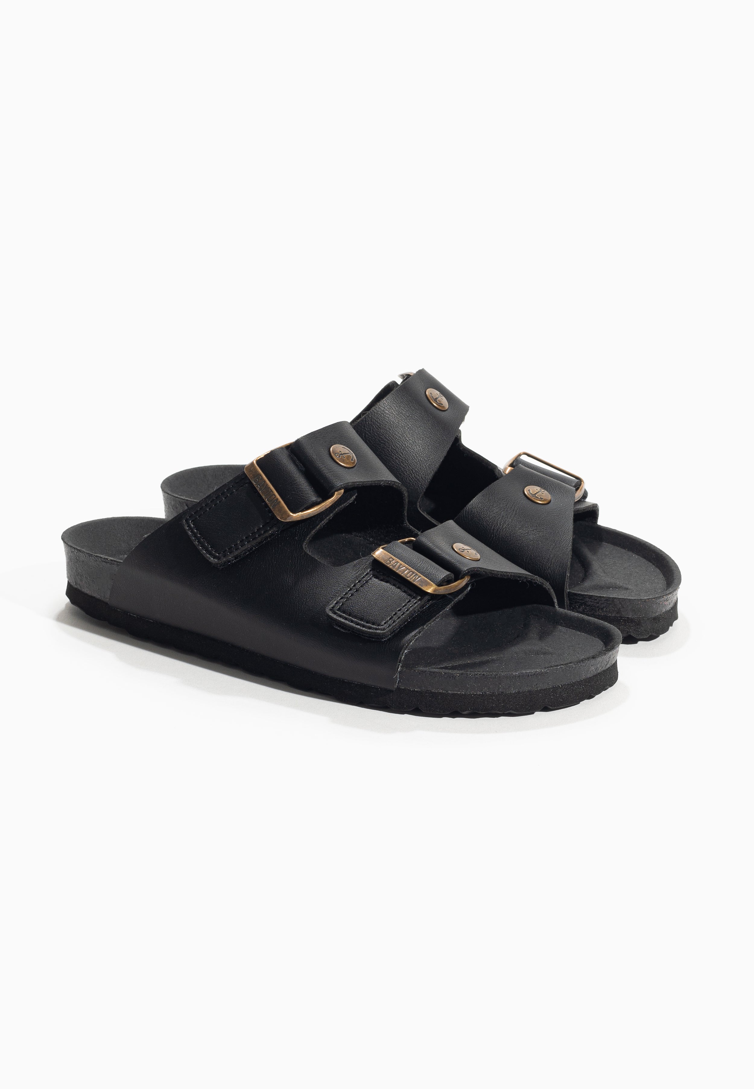 Cezanne Black Sandals