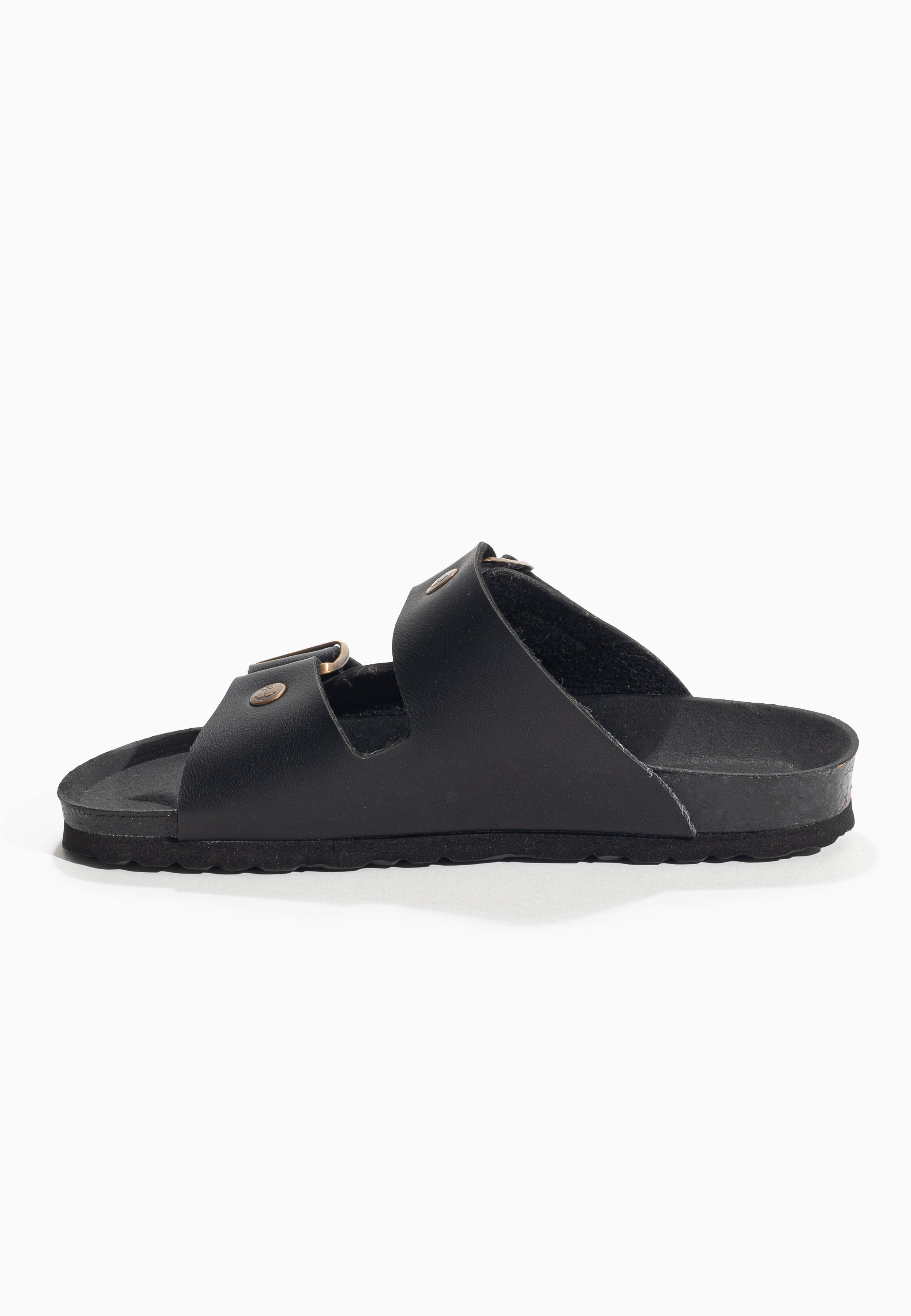 Cezanne Black Sandals