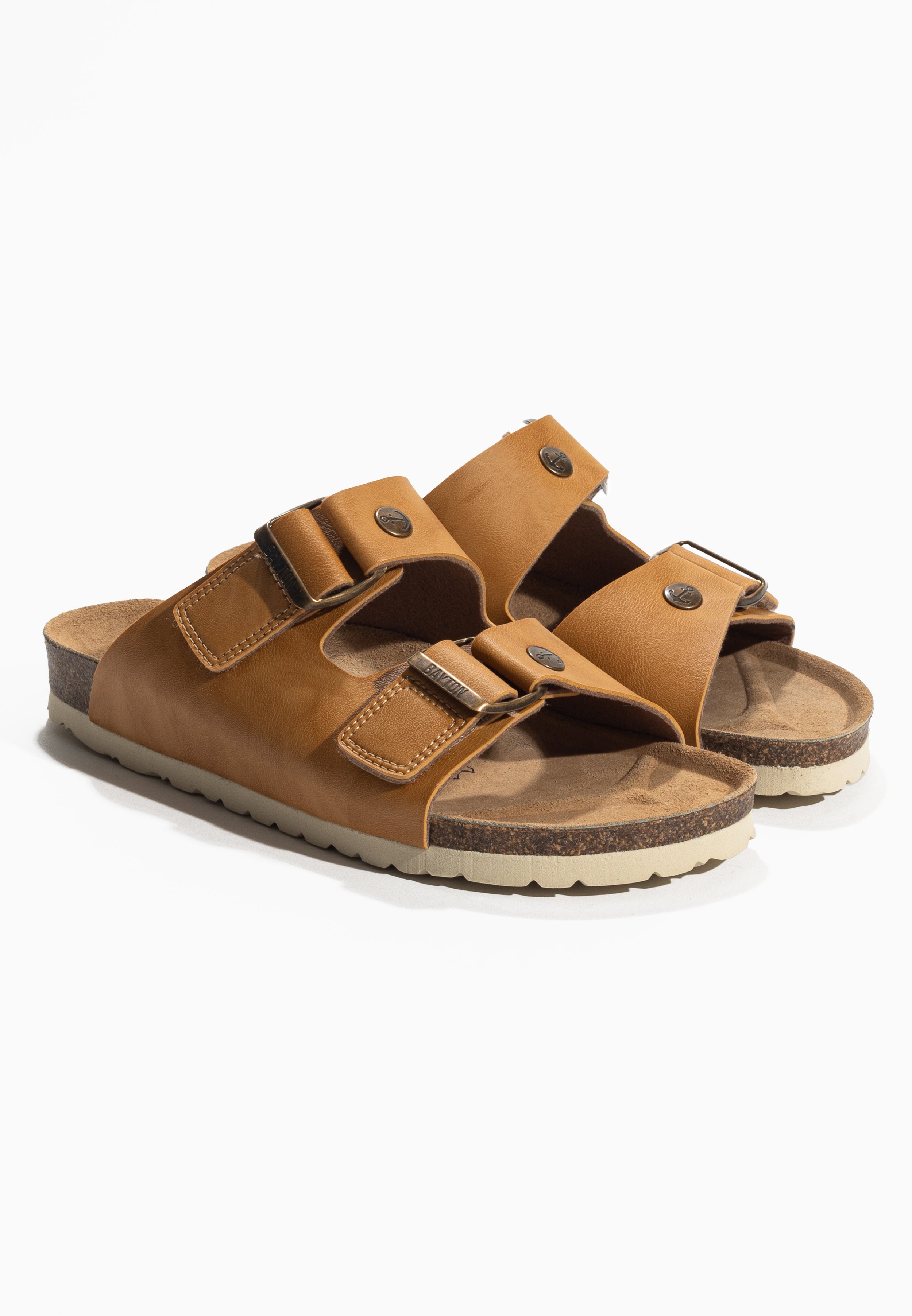 Cezanne Camel 2 Straps Sandals