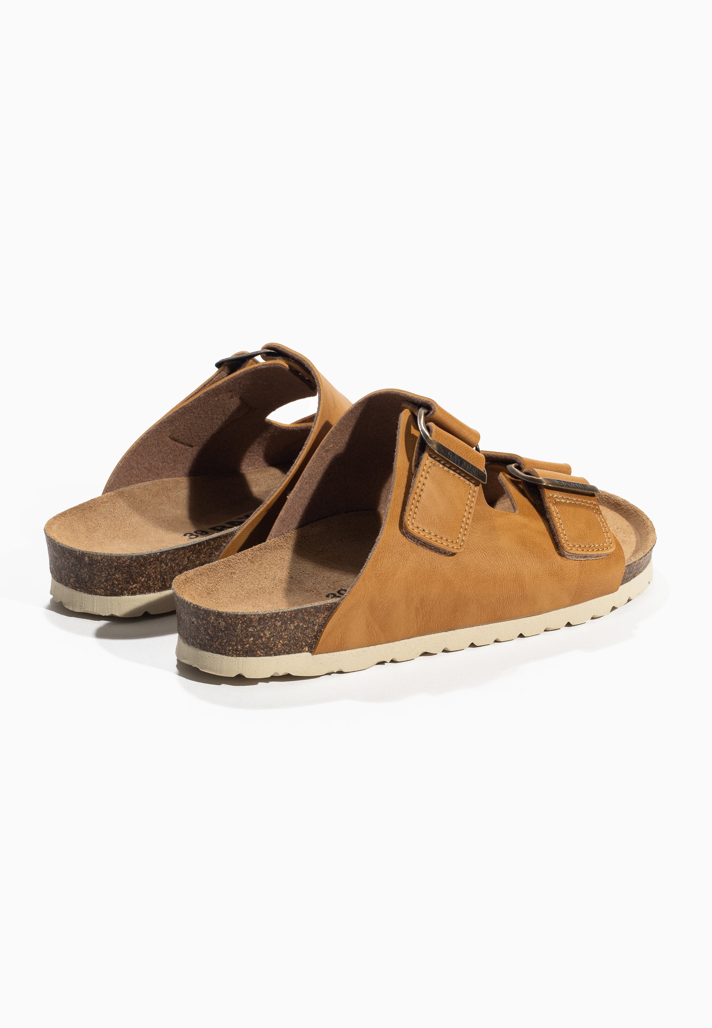 Cezanne Camel 2 Straps Sandals