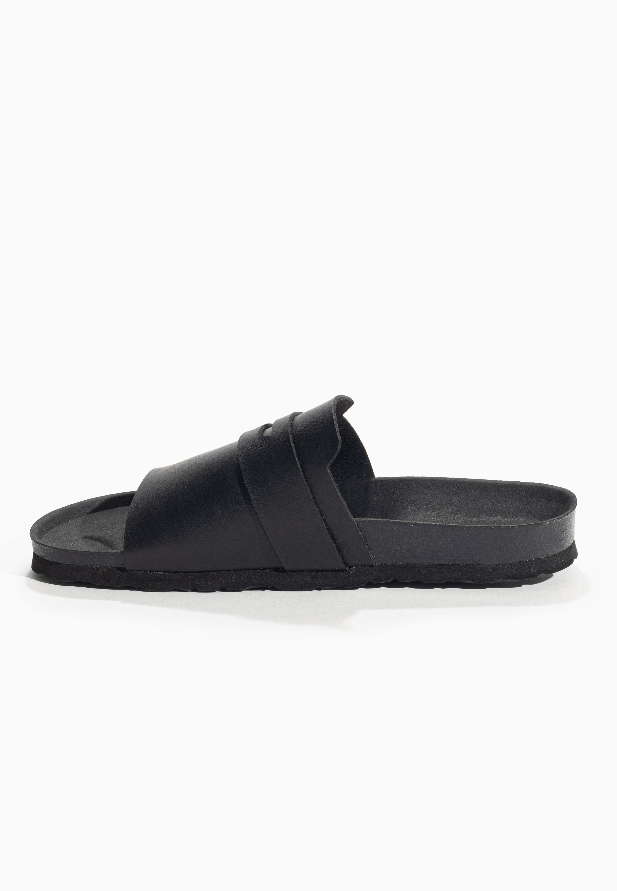 Gauguin Black 1 Strap Sandals