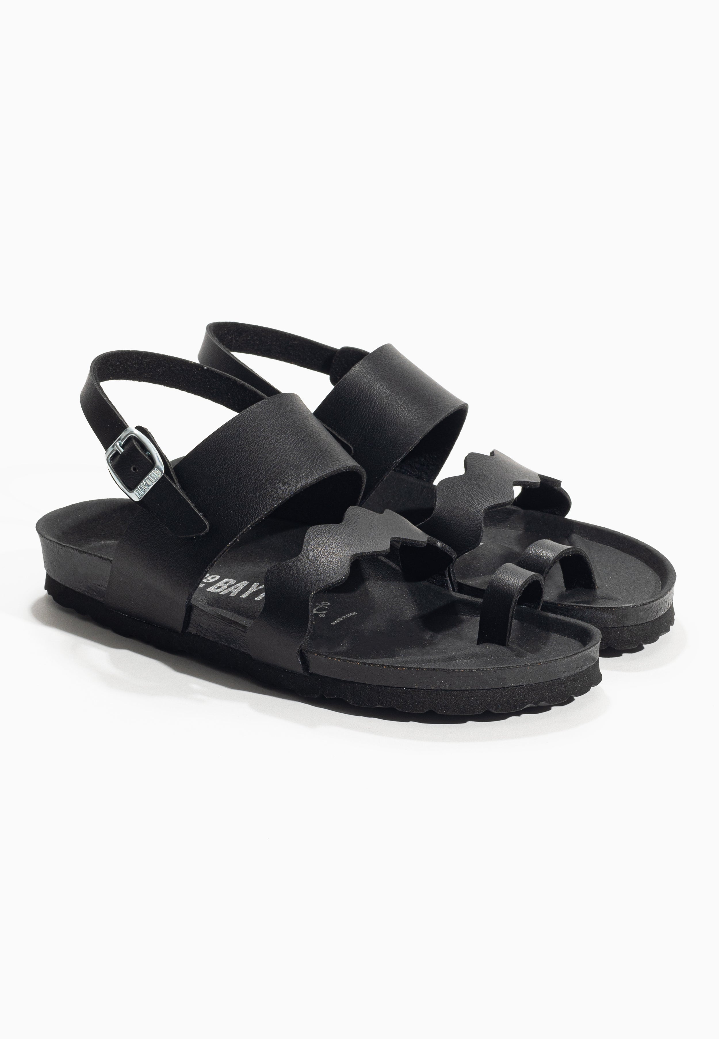 Black Majorelle Multi-Strap Sandals