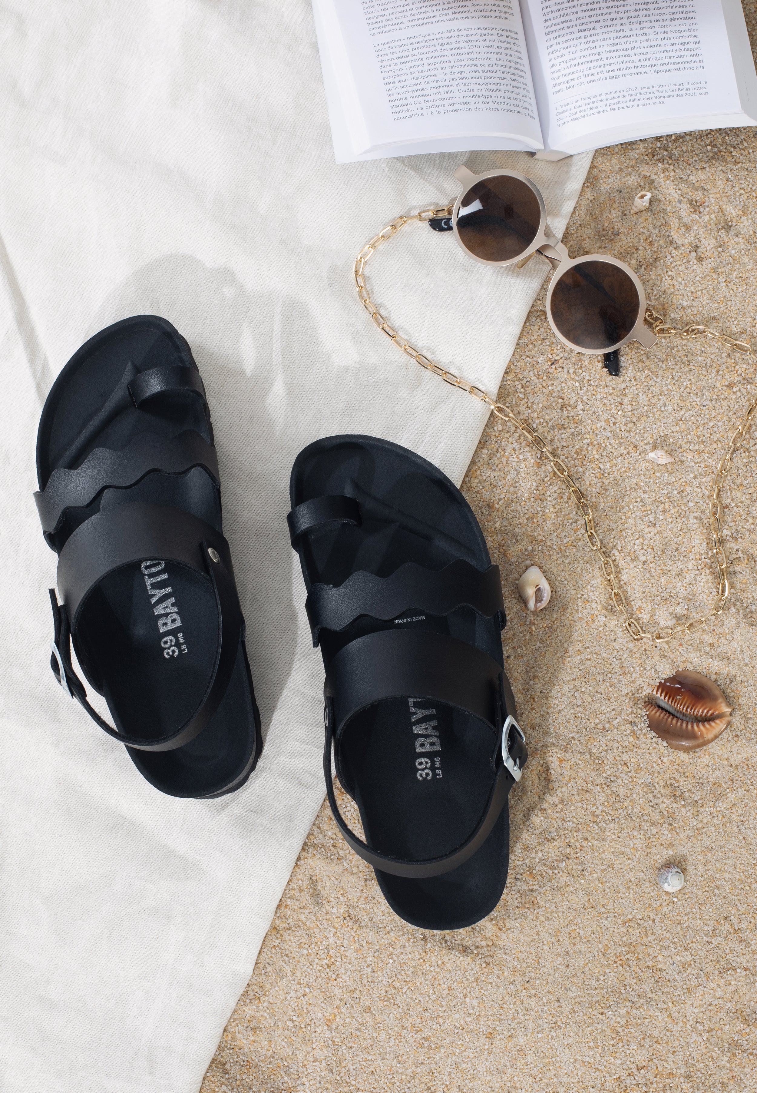 Sandalias Majorelle Negro