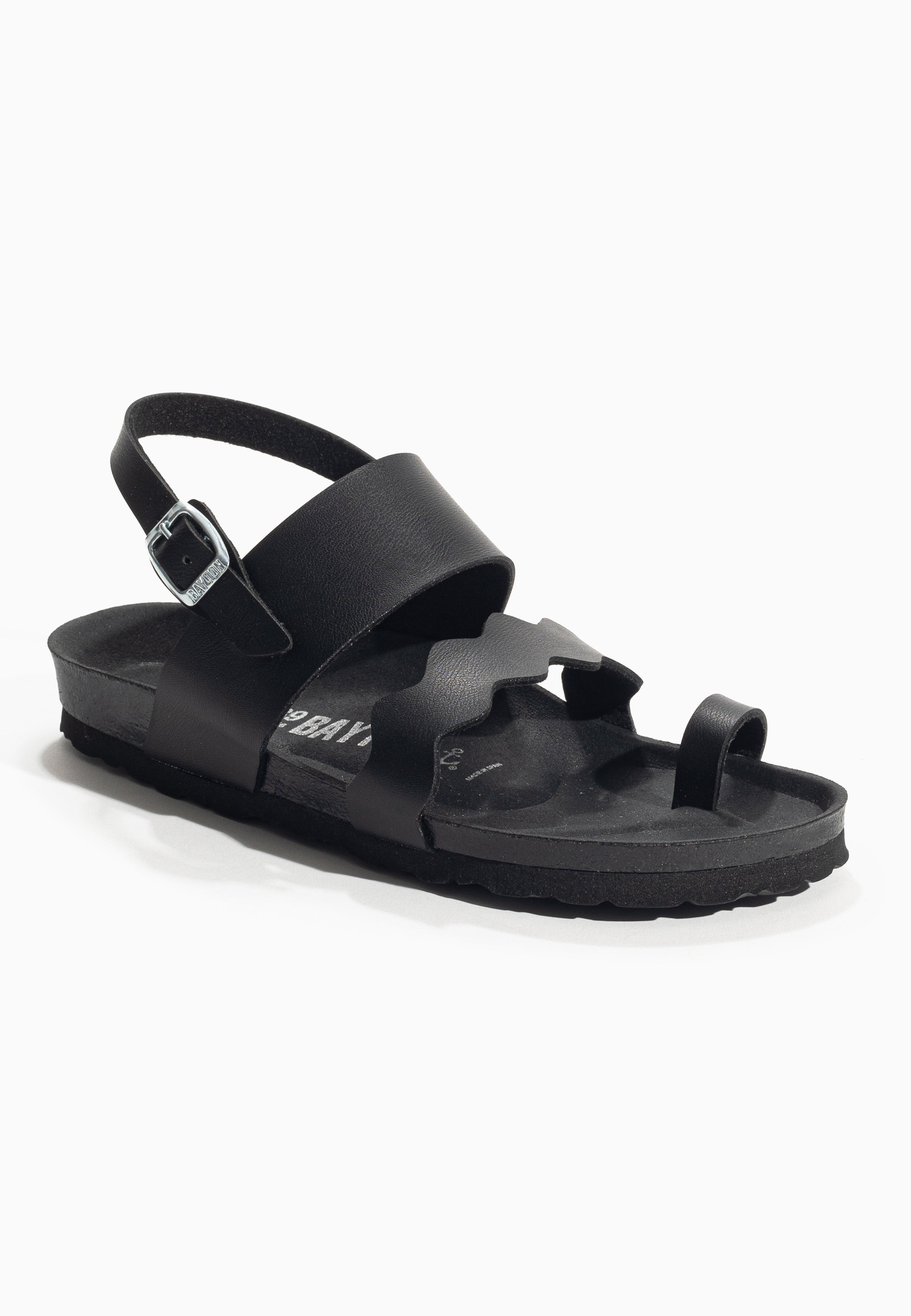 Black Majorelle Multi-Strap Sandals