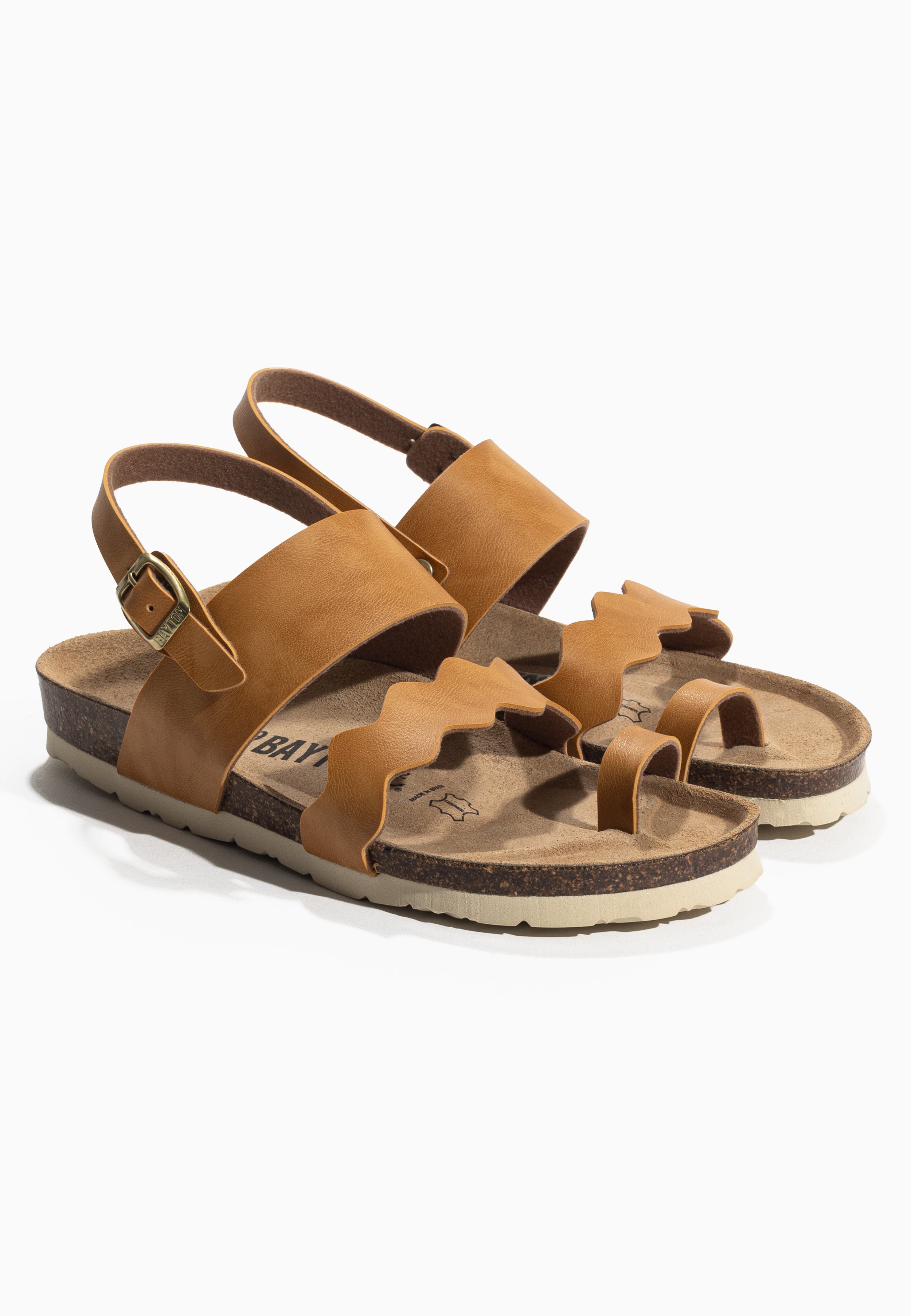 Majorelle Camel Multi-Strap Sandals